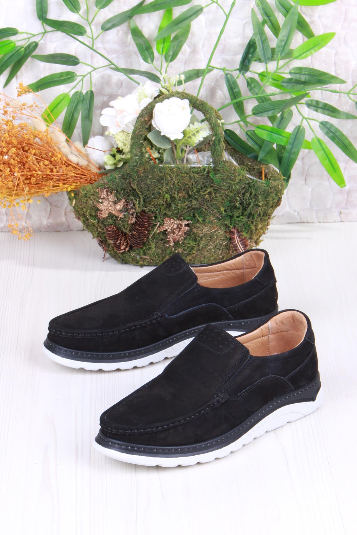 4041 Carlo Nubuk Hafif Rahat Hakiki Deri Erkek Ayakkabı - Görsel 4