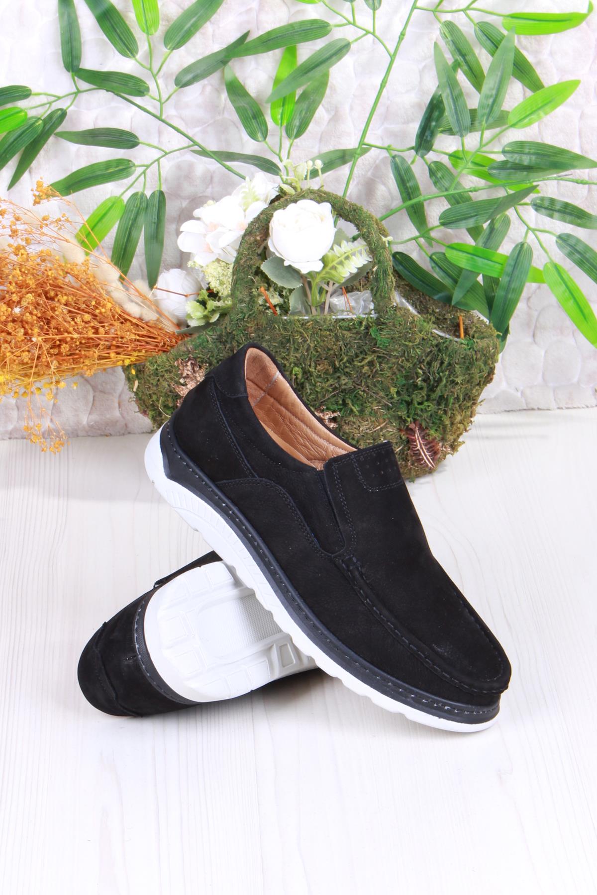 4041 Carlo Nubuk Hafif Rahat Hakiki Deri Erkek Ayakkabı - Görsel 5