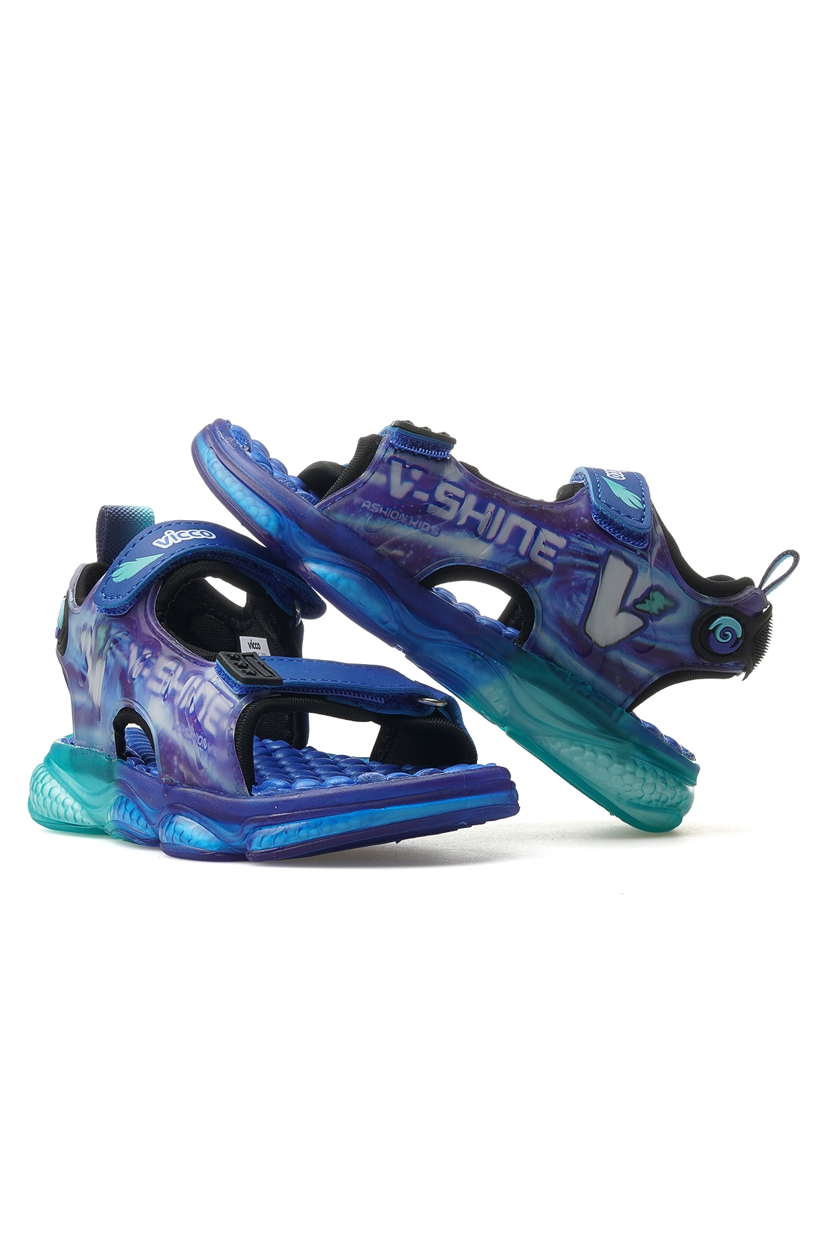 Felipe Erkek Çocuk Işıklı Sandalet 25y 332.255 Be Saks Mavi - Görsel 7