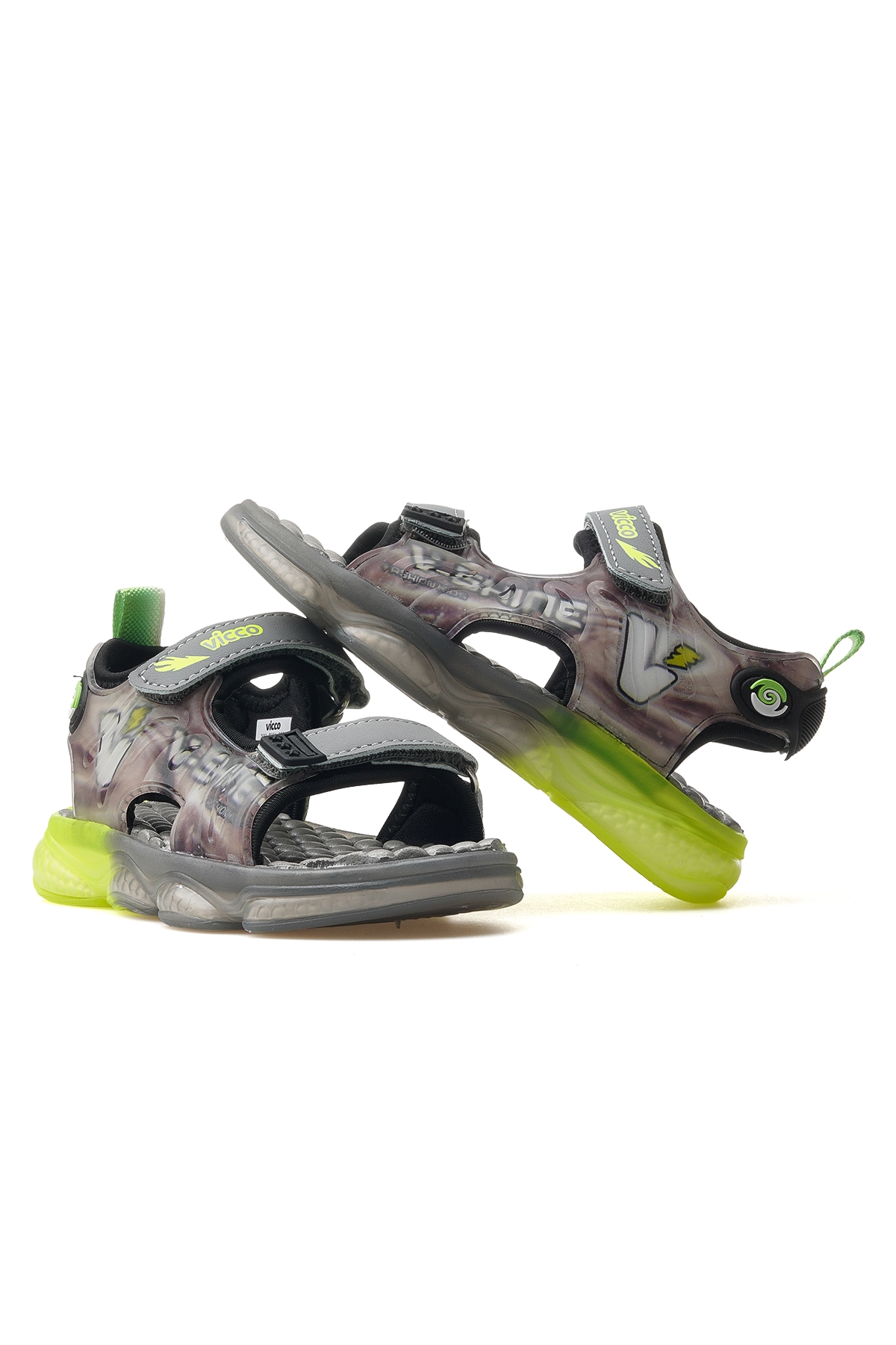 Felipe Erkek Çocuk Işıklı Sandalet 25y 332.255 Be Gri - Görsel 7