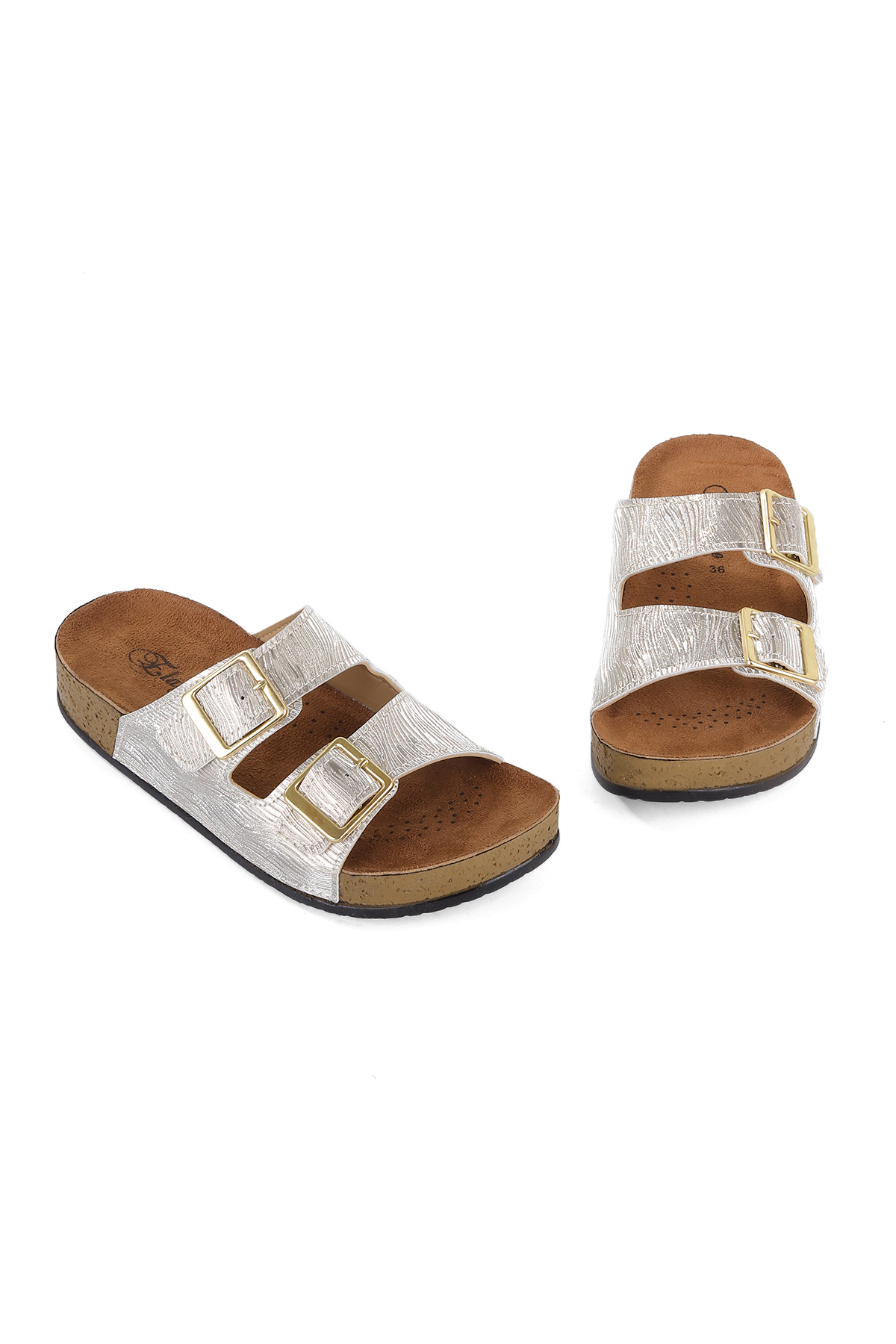 Simli Rahat Taban Hastane Deniz Havuz Plaj Kadın Terlik - Görsel 2