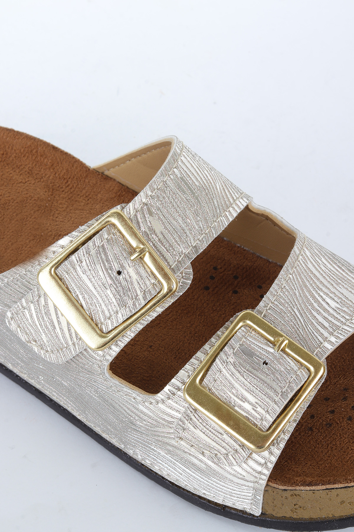 Simli Rahat Taban Hastane Deniz Havuz Plaj Kadın Terlik - Görsel 4