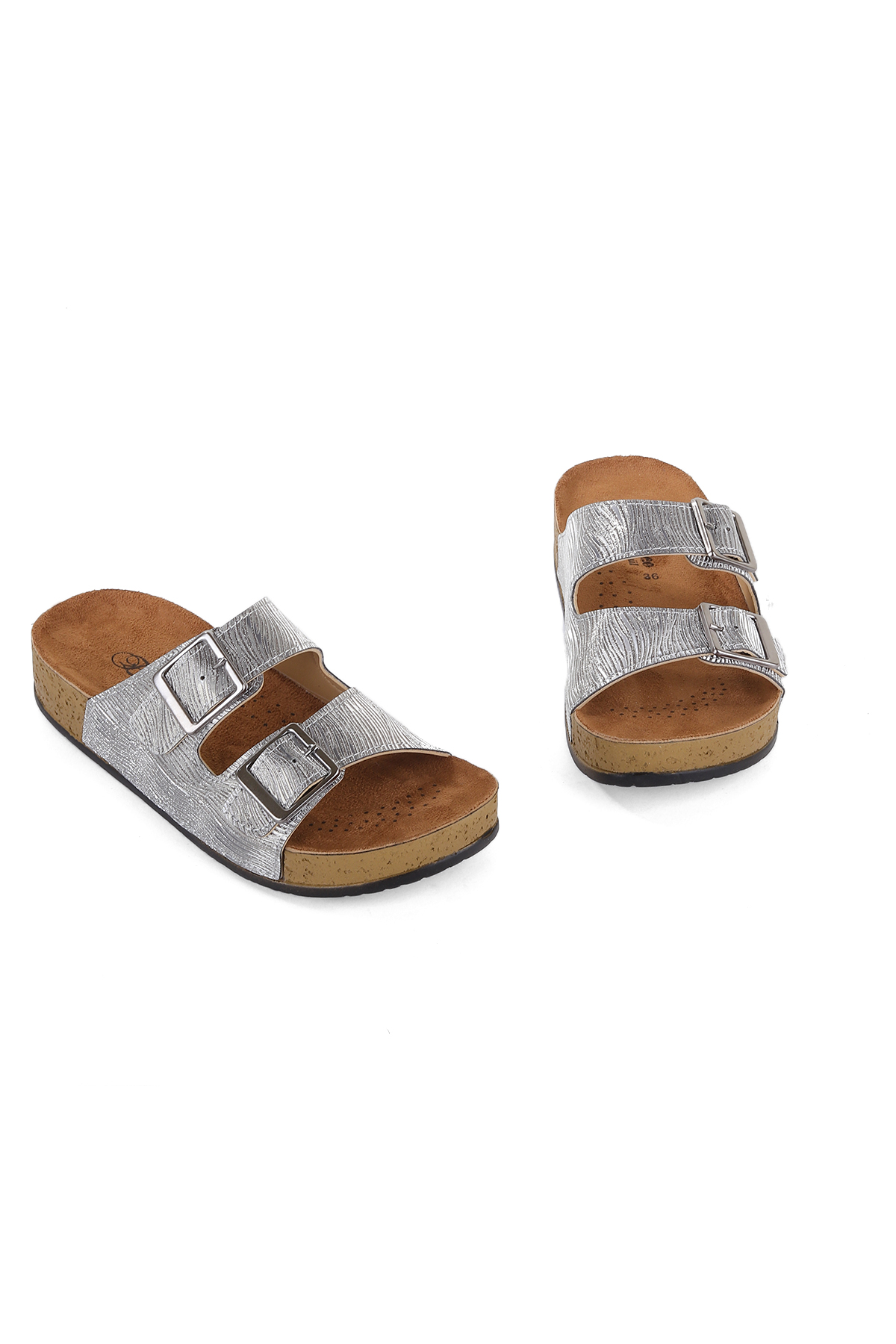 Simli Rahat Taban Hastane Deniz Havuz Plaj Kadın Terlik - Görsel 2