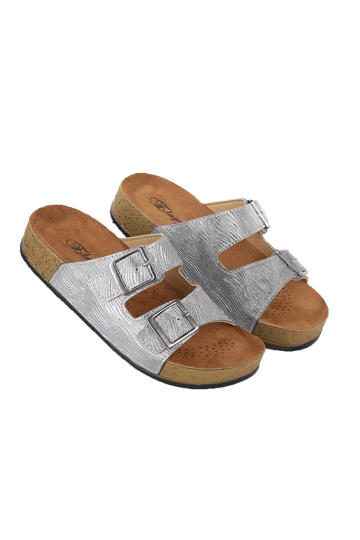 Simli Rahat Taban Hastane Deniz Havuz Plaj Kadın Terlik - Görsel 3