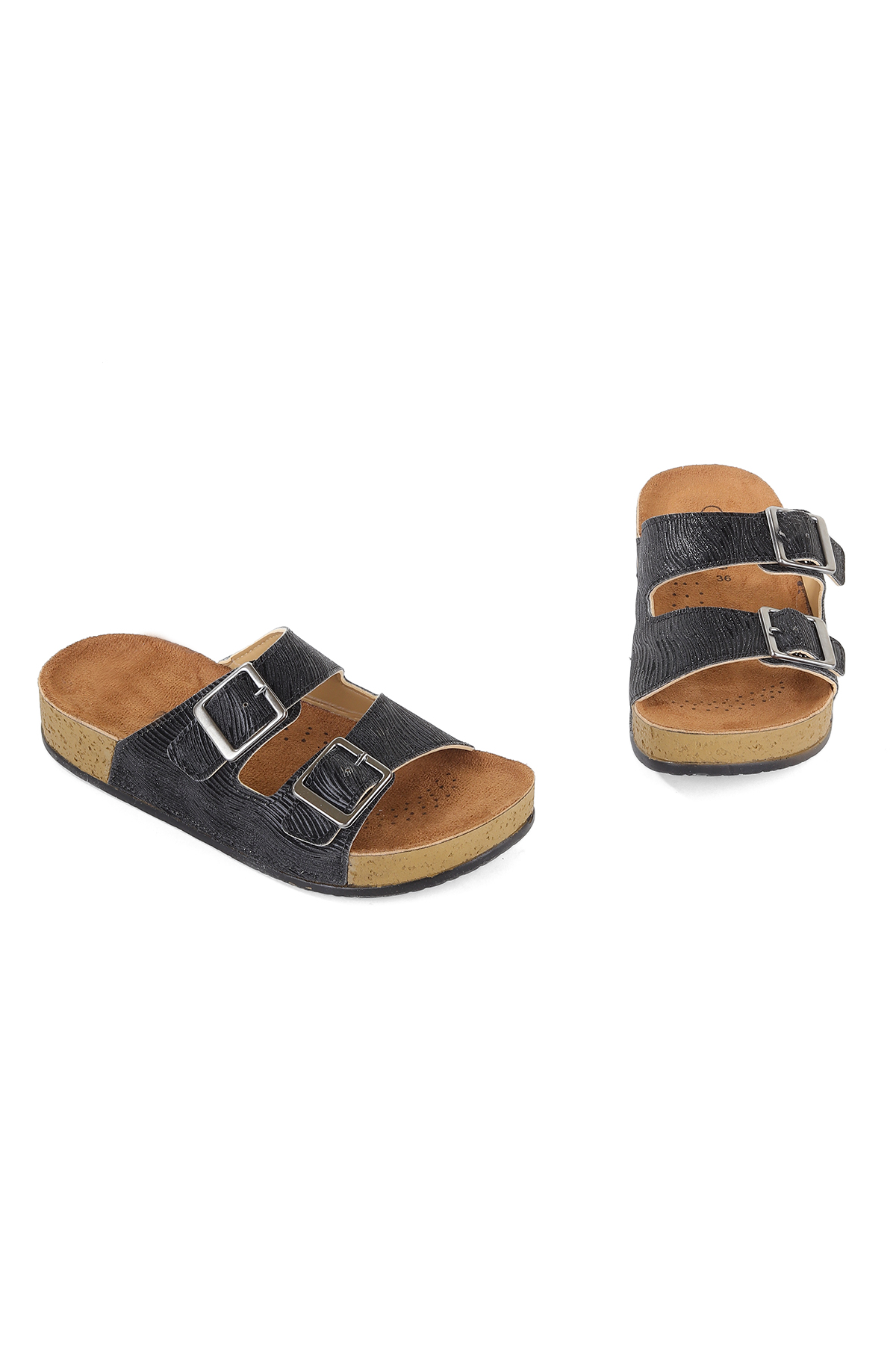 Simli Rahat Taban Hastane Deniz Havuz Plaj Kadın Terlik - Görsel 2