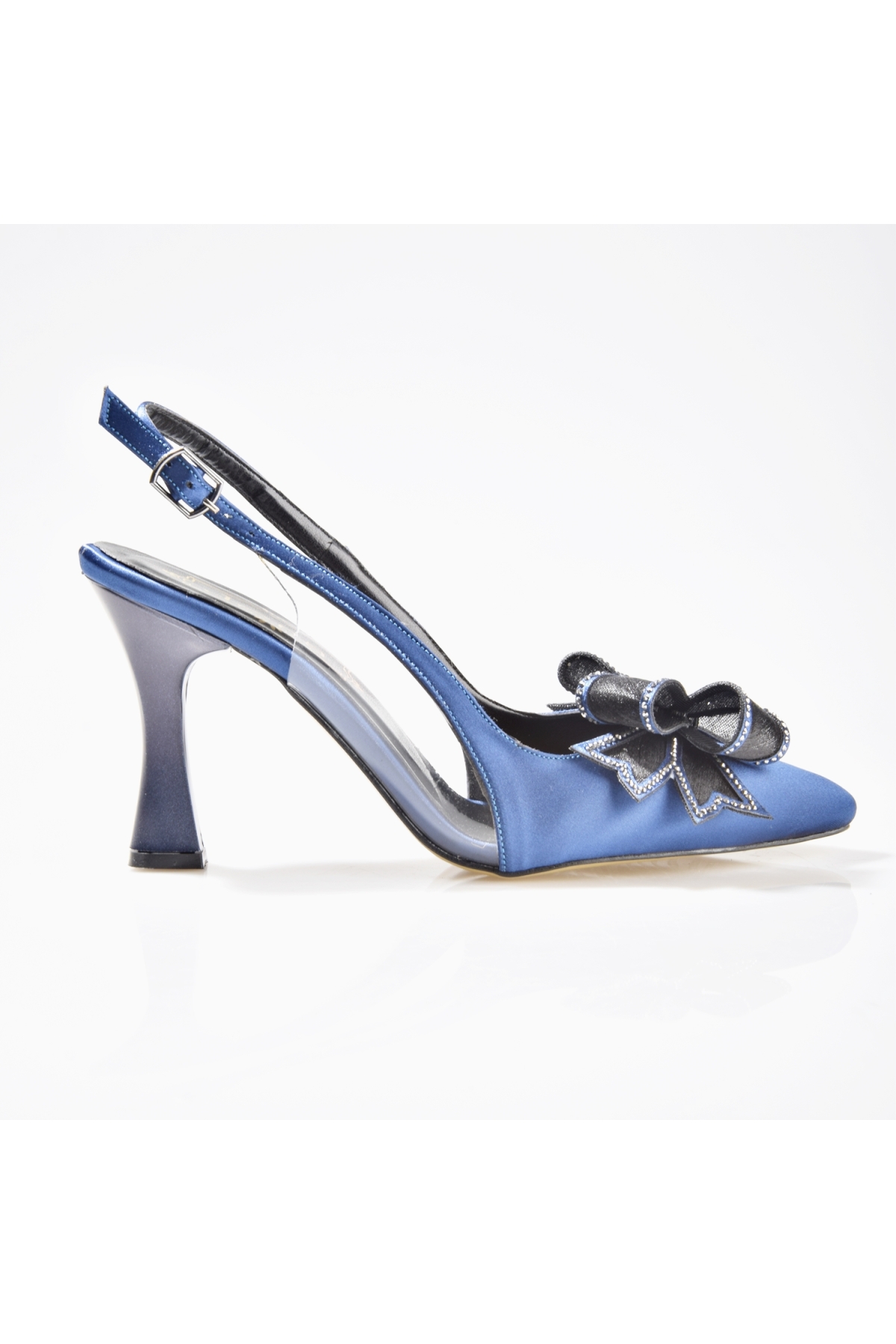 Miss Jena Kadın Fiyonklu Arkası Açık Stiletto - Görsel 2