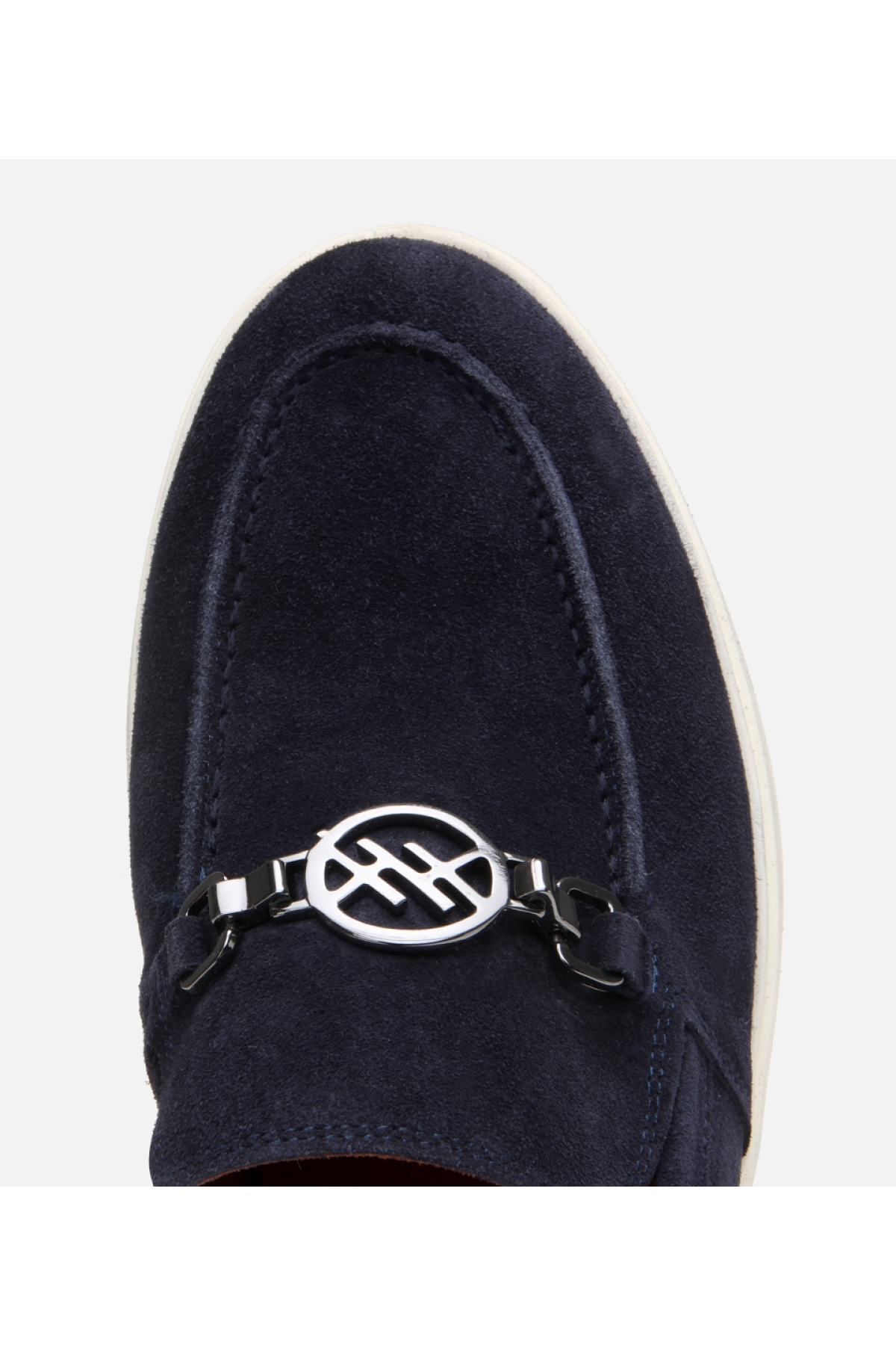 Hotiç Lacivert Hotiç Süet Deri Erkek Toka Detaylı Loafer