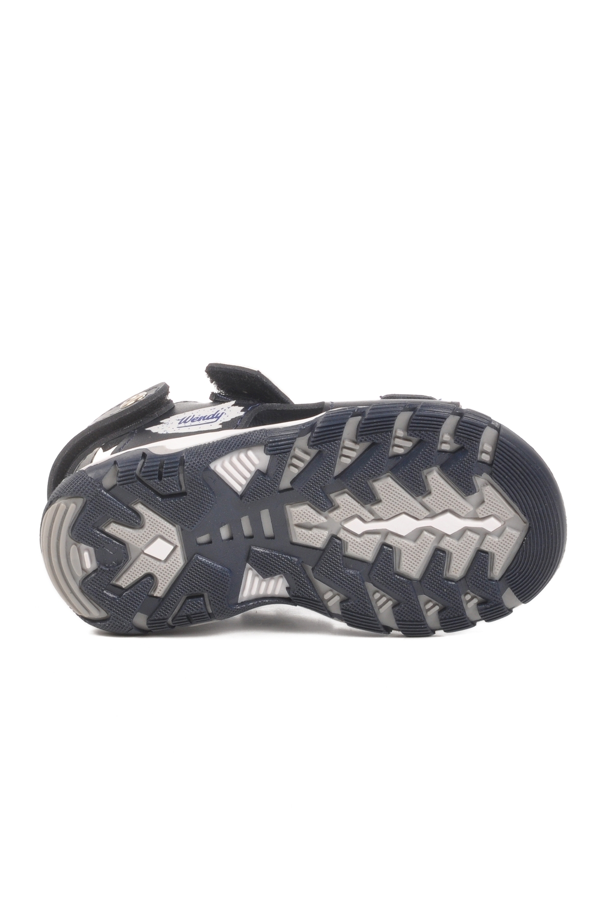 Lacivert Kırmızı Cırtlı Erkek Çocuk Spor Sandalet 173110 B - Görsel 6