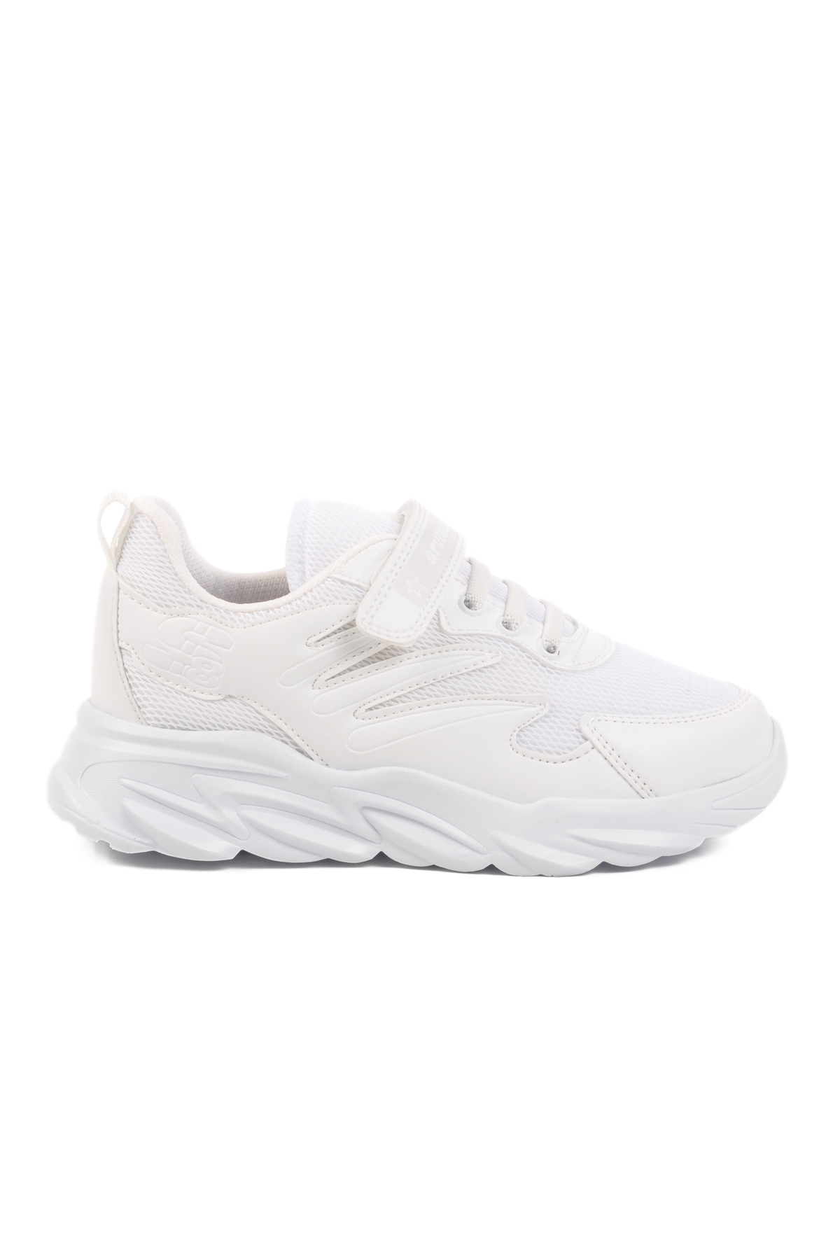 Beyaz Cırtlı Unisex Çocuk Spor Ayakkabı 965 F - Görsel 2