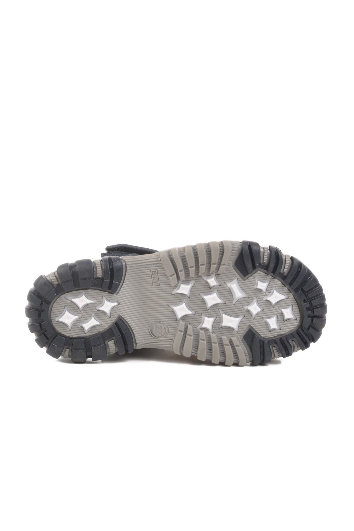 Lacivert Kırmızı Cırtlı Erkek Çocuk Spor Sandalet 173101 P - Görsel 6