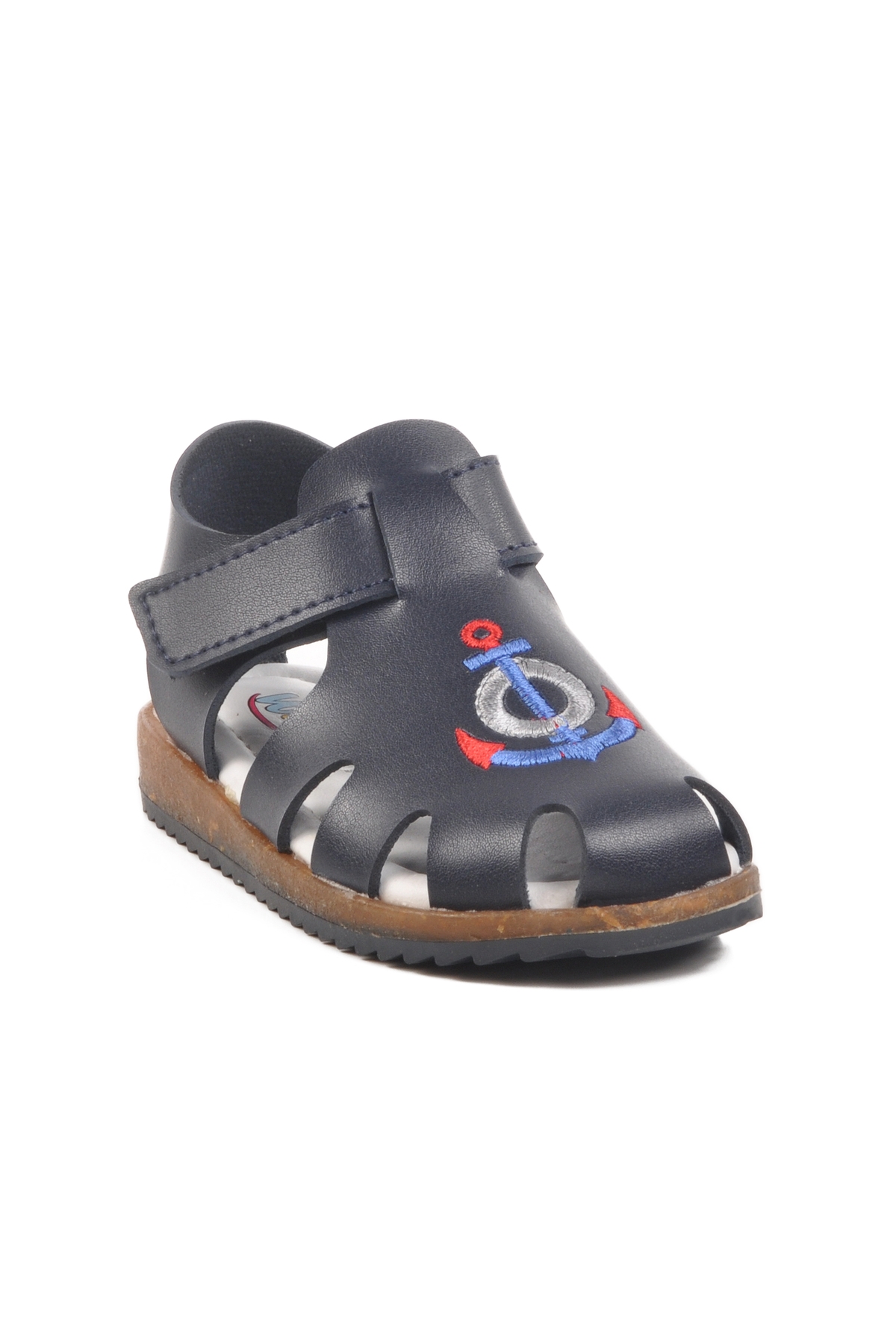 Lacivert Cırtlı Hafif Unisex Çocuk Sandalet 17372 B - Görsel 4