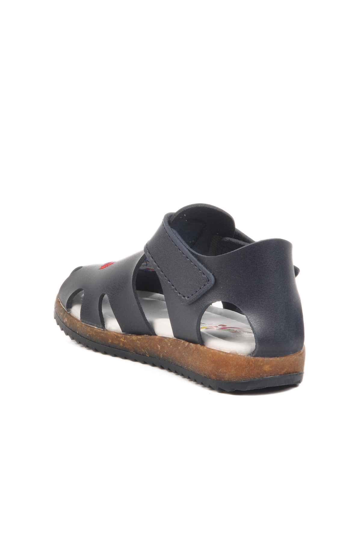 Lacivert Cırtlı Hafif Unisex Çocuk Sandalet 17372 B - Görsel 5