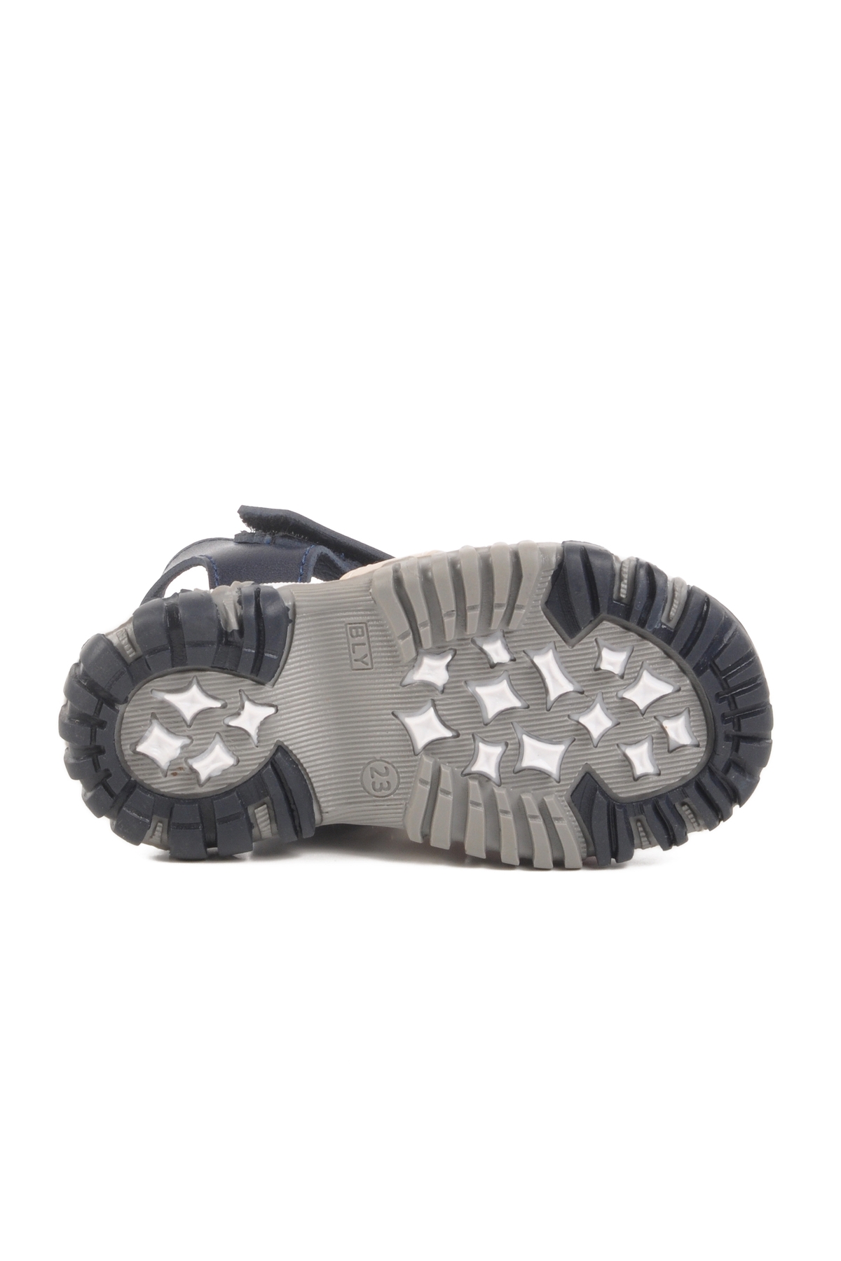 Lacivert Kırmızı Cırtlı Hafif Unisex Çocuk Sandalet 173101 B - Görsel 6