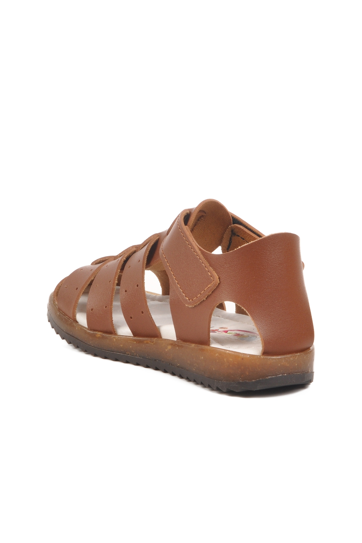 Taba Cırtlı Hafif Unisex Çocuk Sandalet 17370 B - Görsel 5