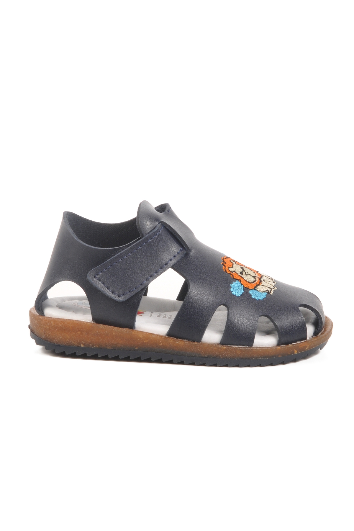 Lacivert Cırtlı Hafif Unisex Çocuk Sandalet 17373 B - Görsel 2