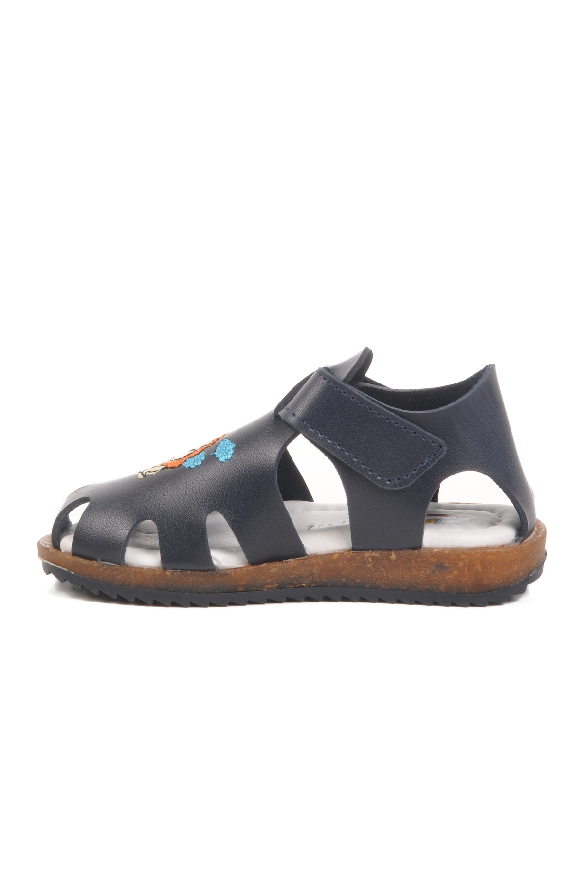 Lacivert Cırtlı Hafif Unisex Çocuk Sandalet 17373 B - Görsel 3