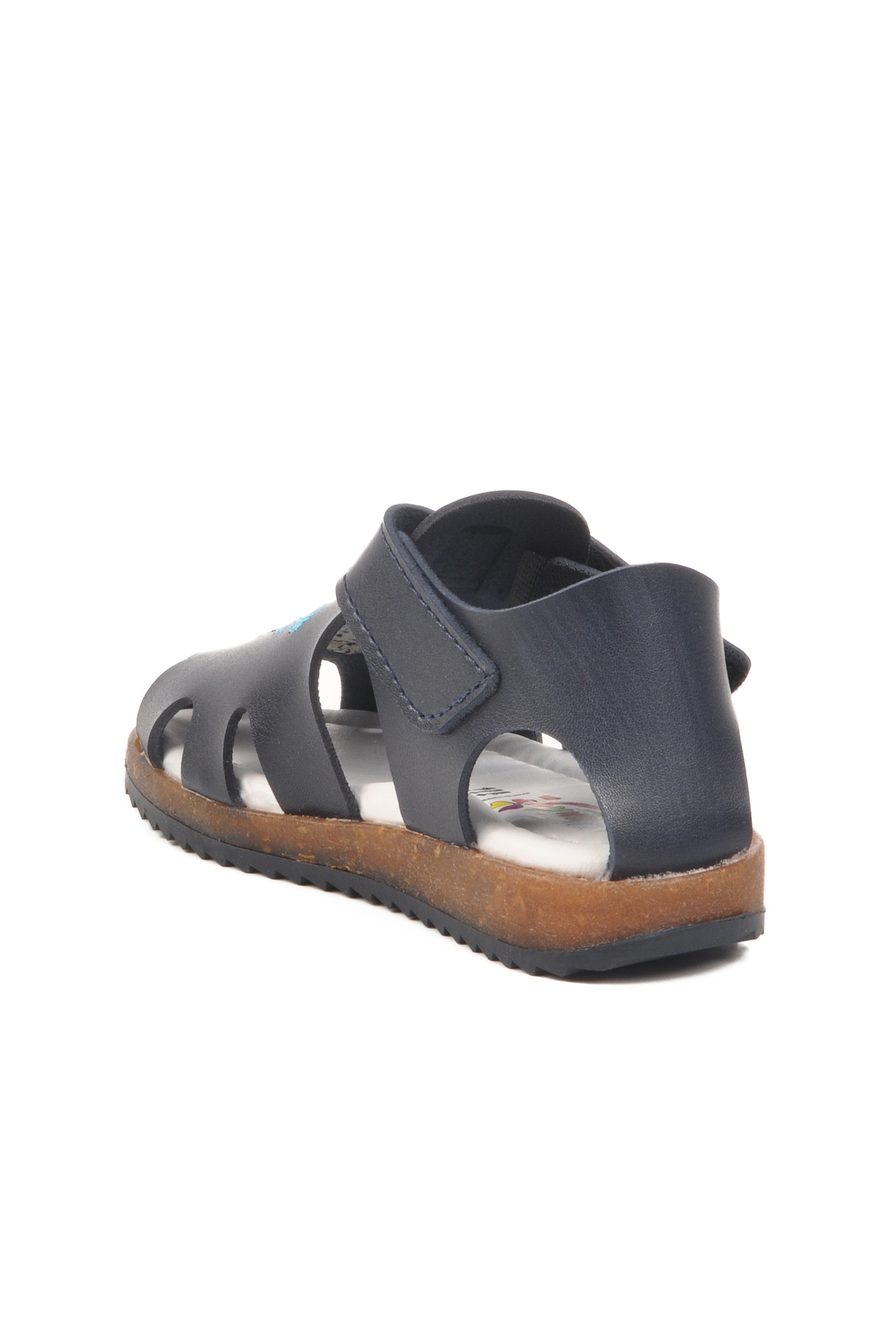 Lacivert Cırtlı Hafif Unisex Çocuk Sandalet 17373 B - Görsel 5