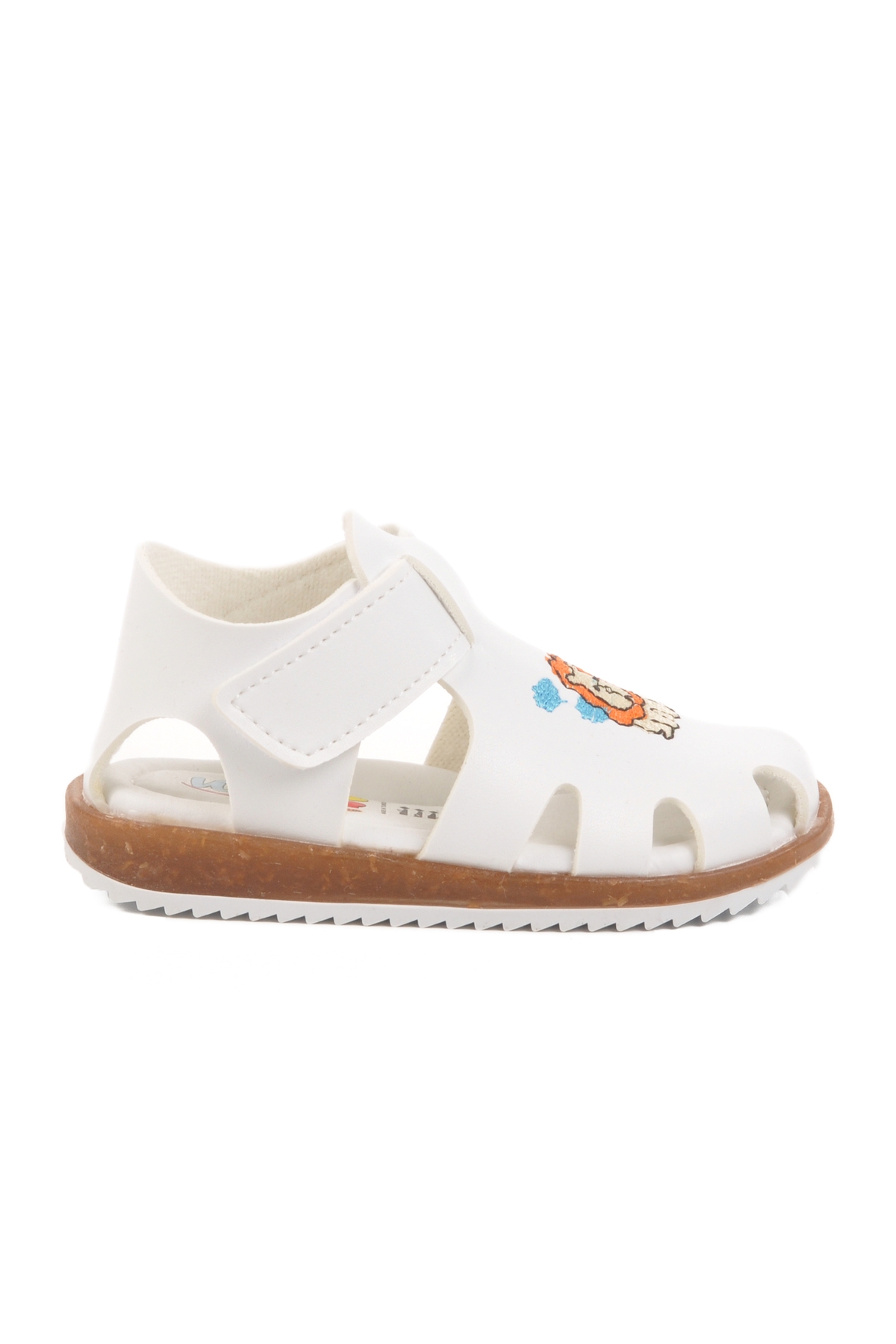 Beyaz Cırtlı Hafif Unisex Çocuk Sandalet 17373 B - Görsel 2