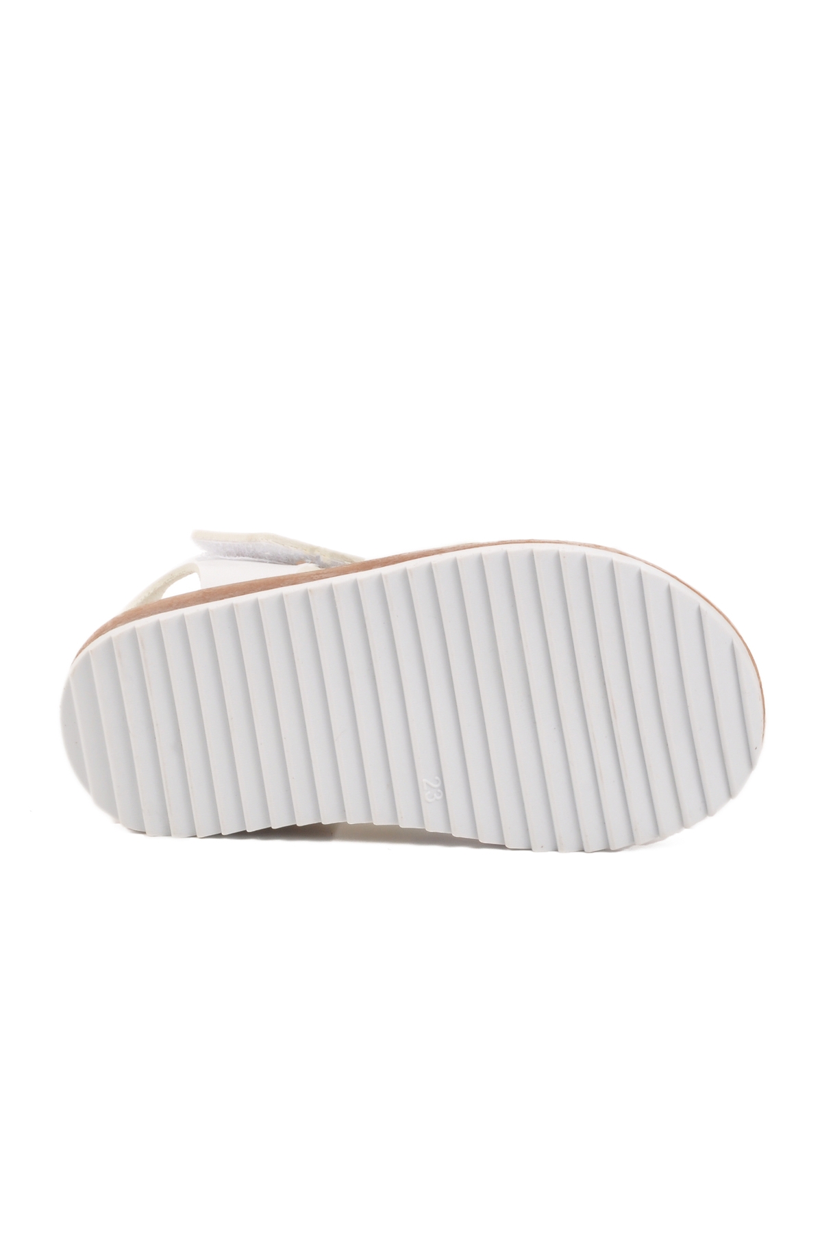 Beyaz Cırtlı Hafif Unisex Çocuk Sandalet 17373 B - Görsel 6