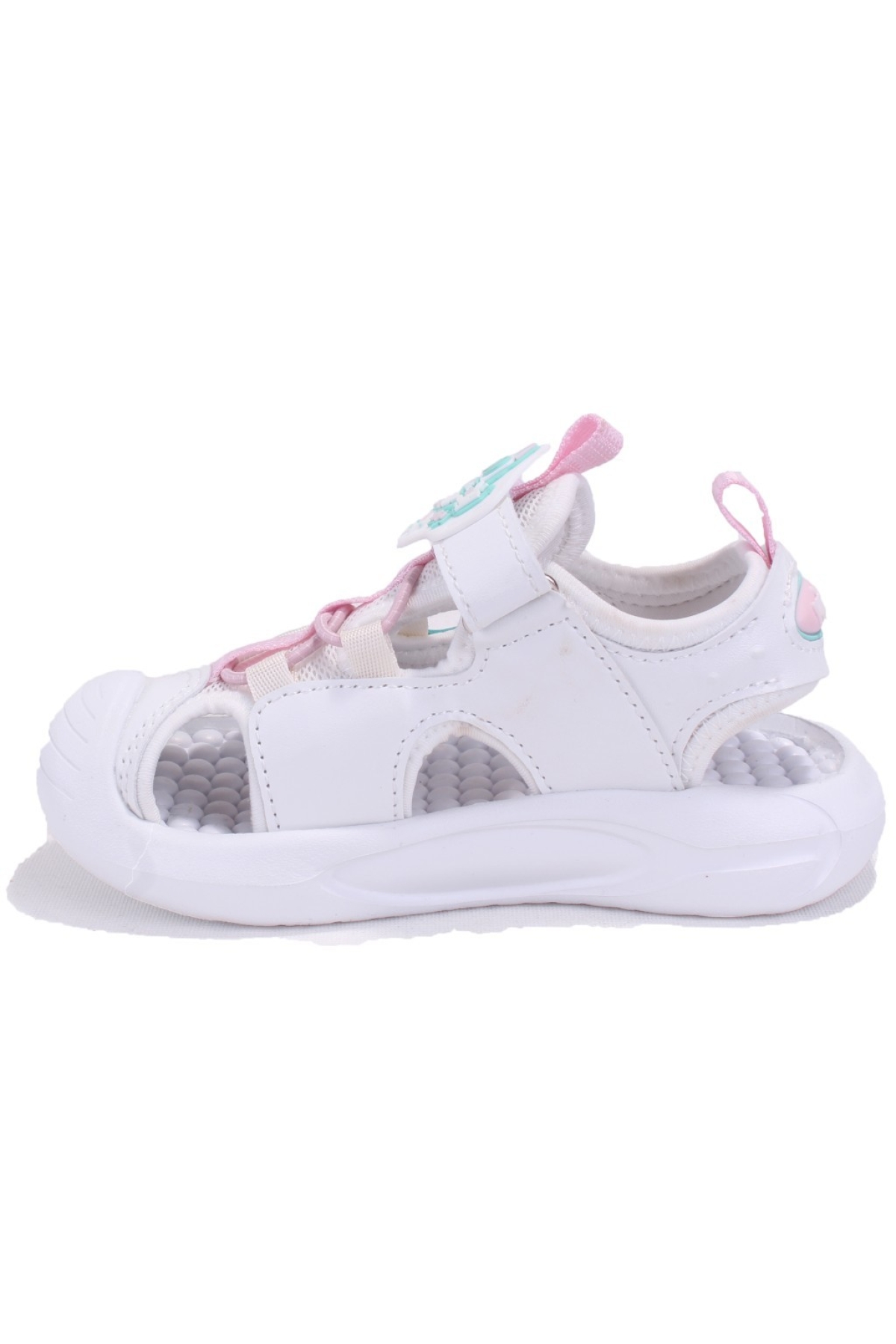 332P25Y221 Rocket Beyaz Ortopedik Günlük Işıklı Kız Çocuk Spor Sandalet - Görsel 4