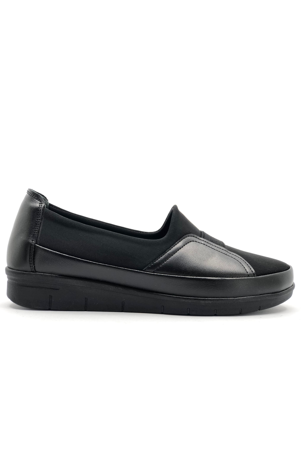 Berfilla Dr.Tavsiyeli İçi %100 Deri Anne Kadın Babet Ayakkabı - Görsel 3