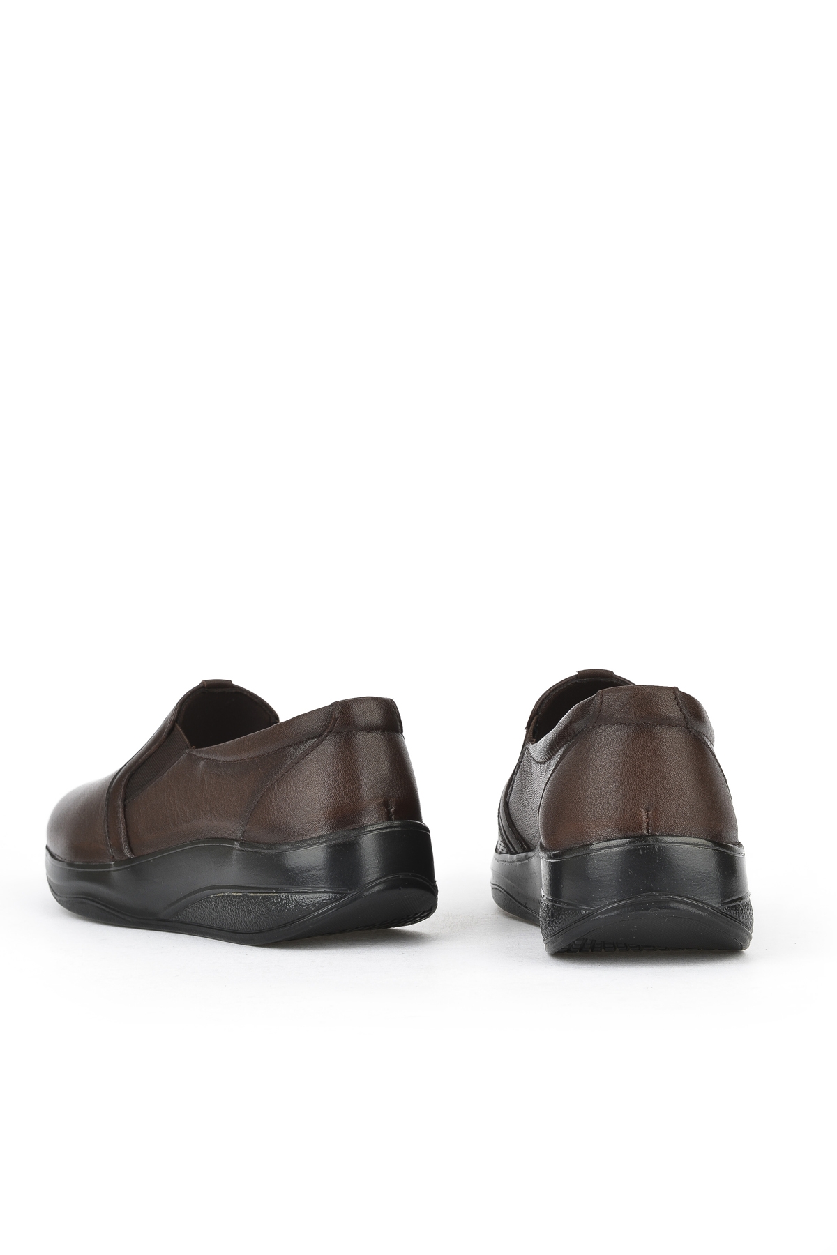 Kadın Hakiki Deri Konfor Ayakkabı 15355Z2665 Kahve - Görsel 4