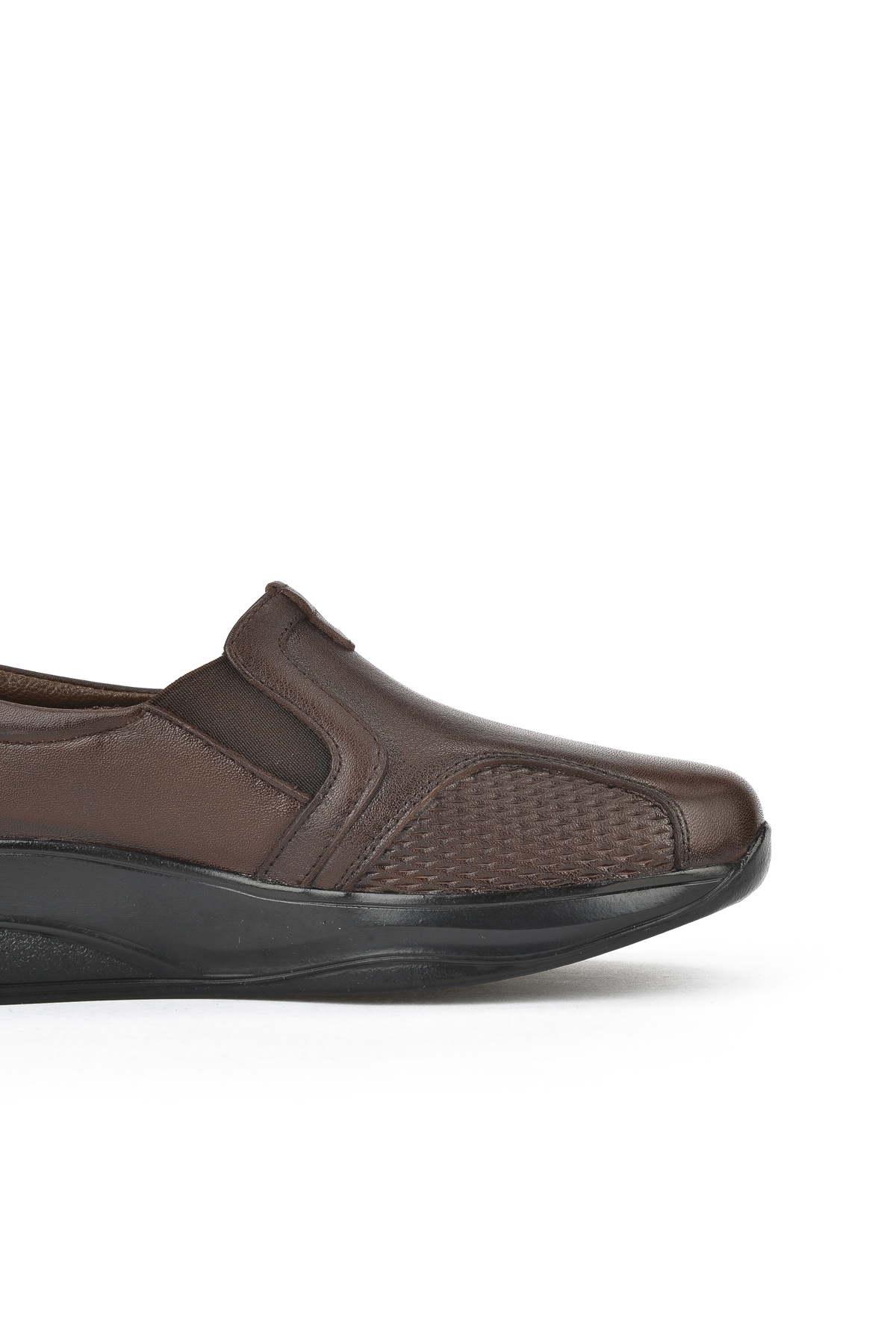 Kadın Hakiki Deri Konfor Ayakkabı 15355Z2665 Kahve - Görsel 6