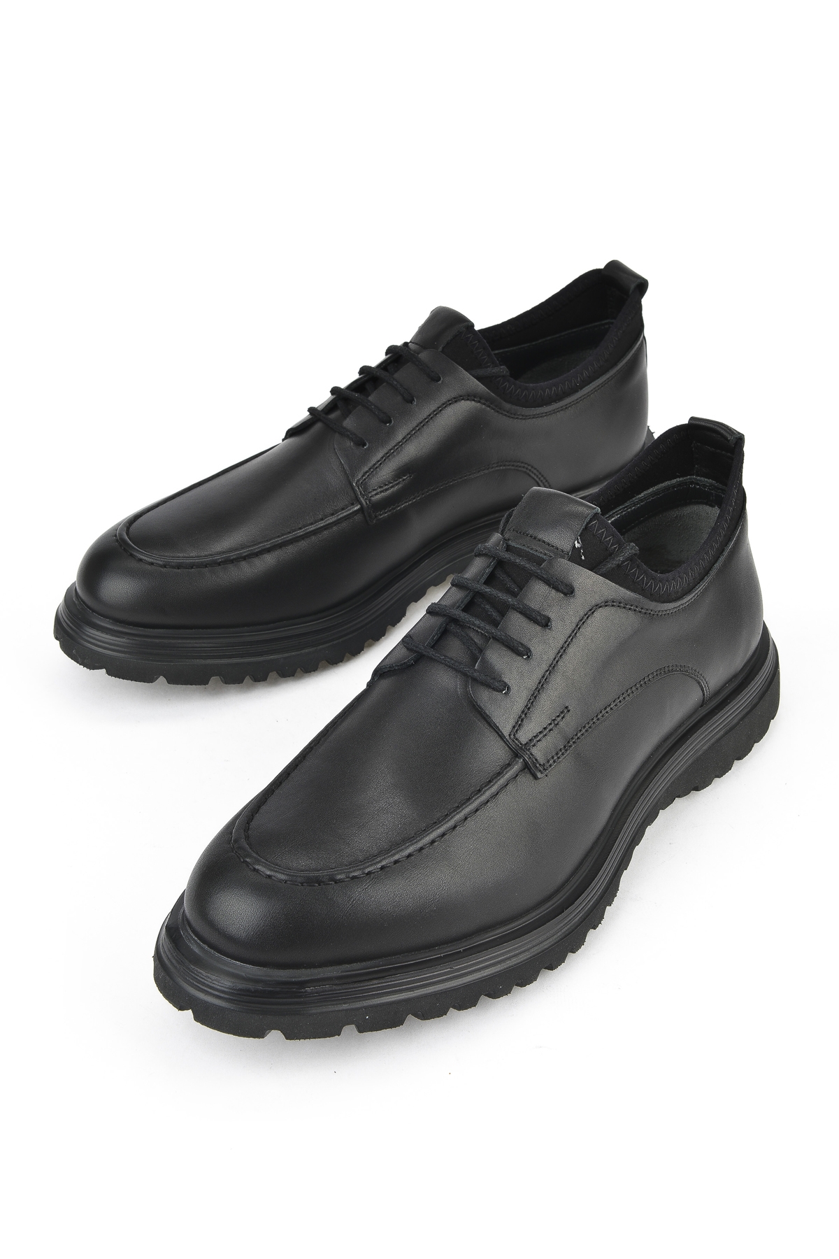 Erkek Hakiki Deri Ayakkabı 153498Z17331 Siyah - Görsel 6