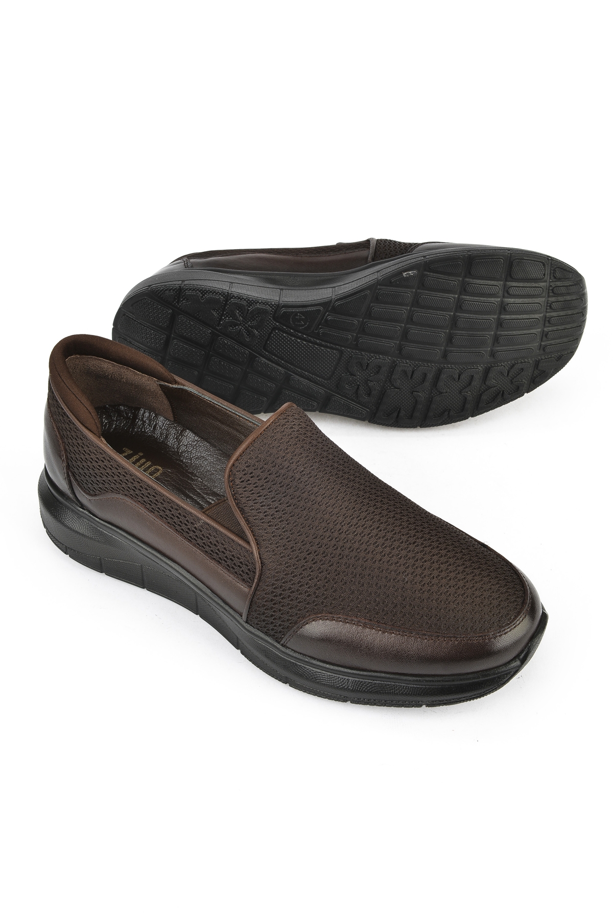 Erkek Hakiki Deri Konfor Ayakkabı 151123Z3680 Kahve - Görsel 5