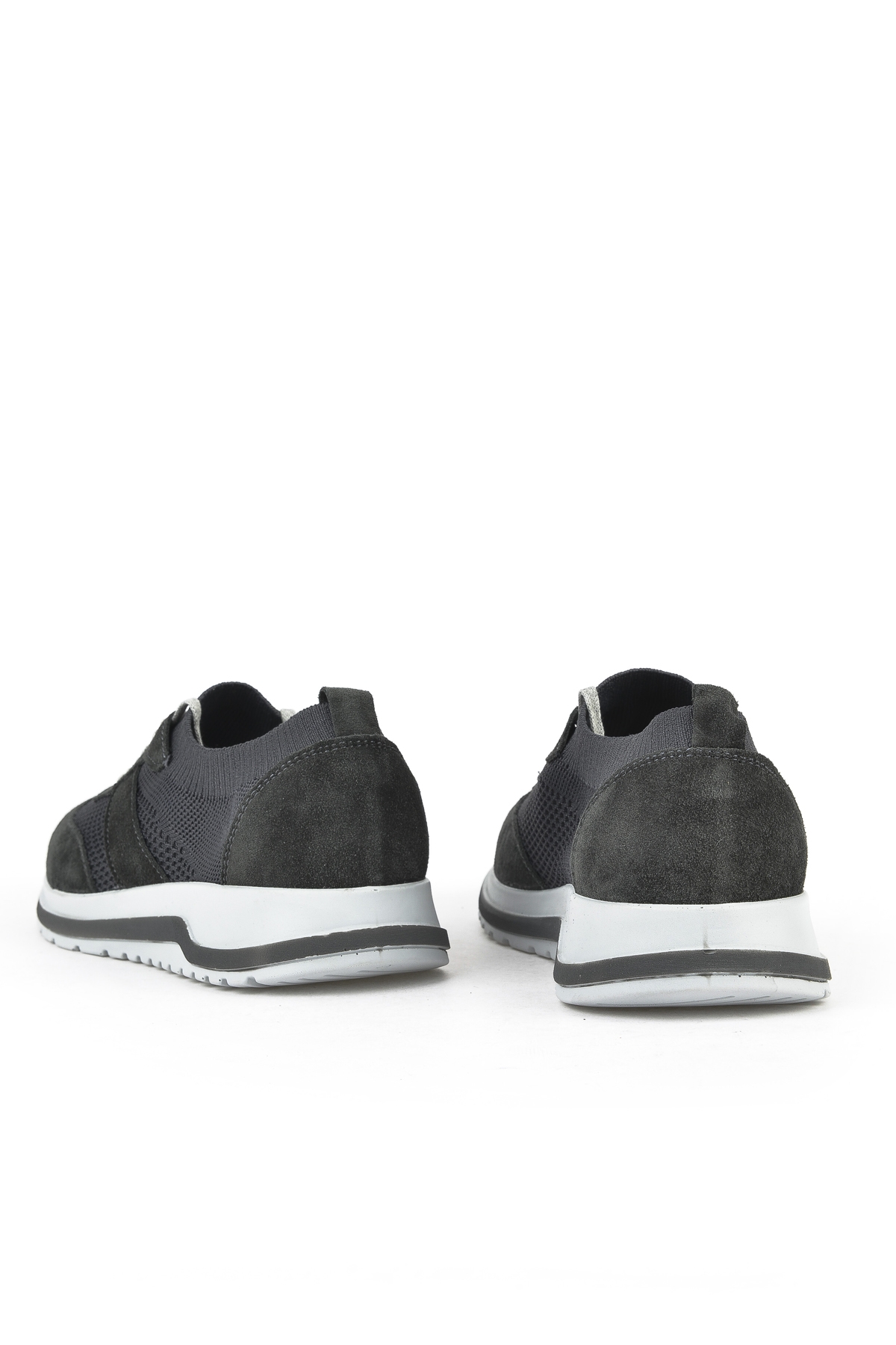 Erkek Hakiki Deri Ayakkabı 15110Z3150 Füme - Görsel 4