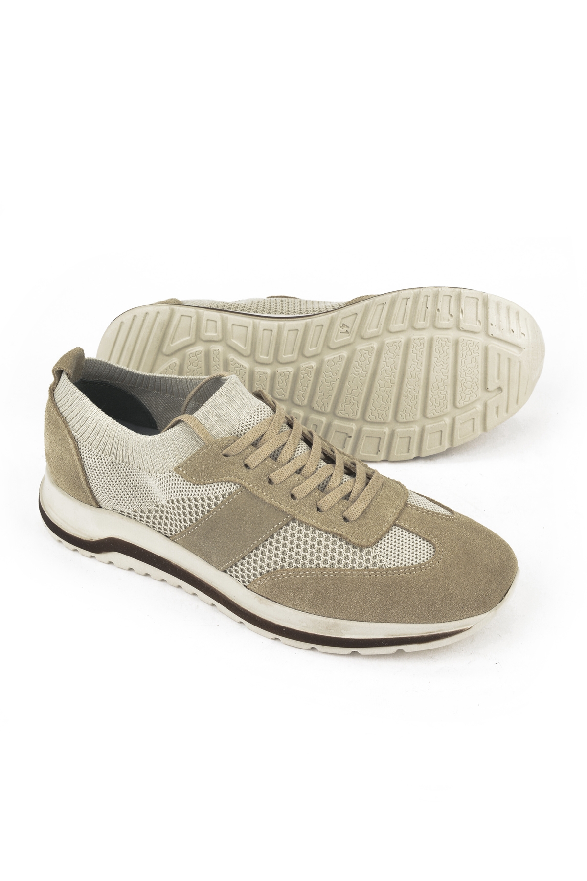 Erkek Hakiki Deri Ayakkabı 15110Z3150 Kum - Görsel 5