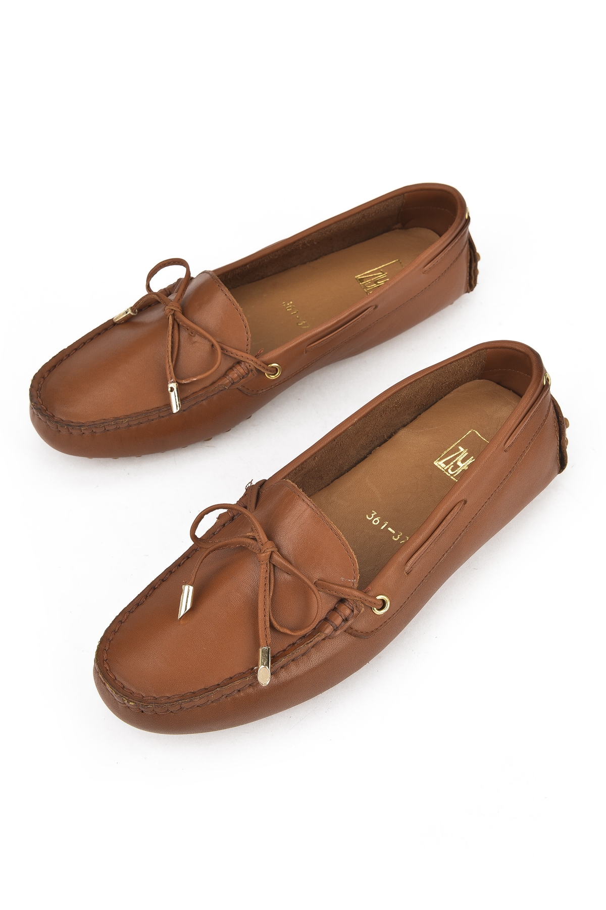 Kadın Hakiki Deri Ayakkabı 1511030Z361 Açık Taba - Görsel 6