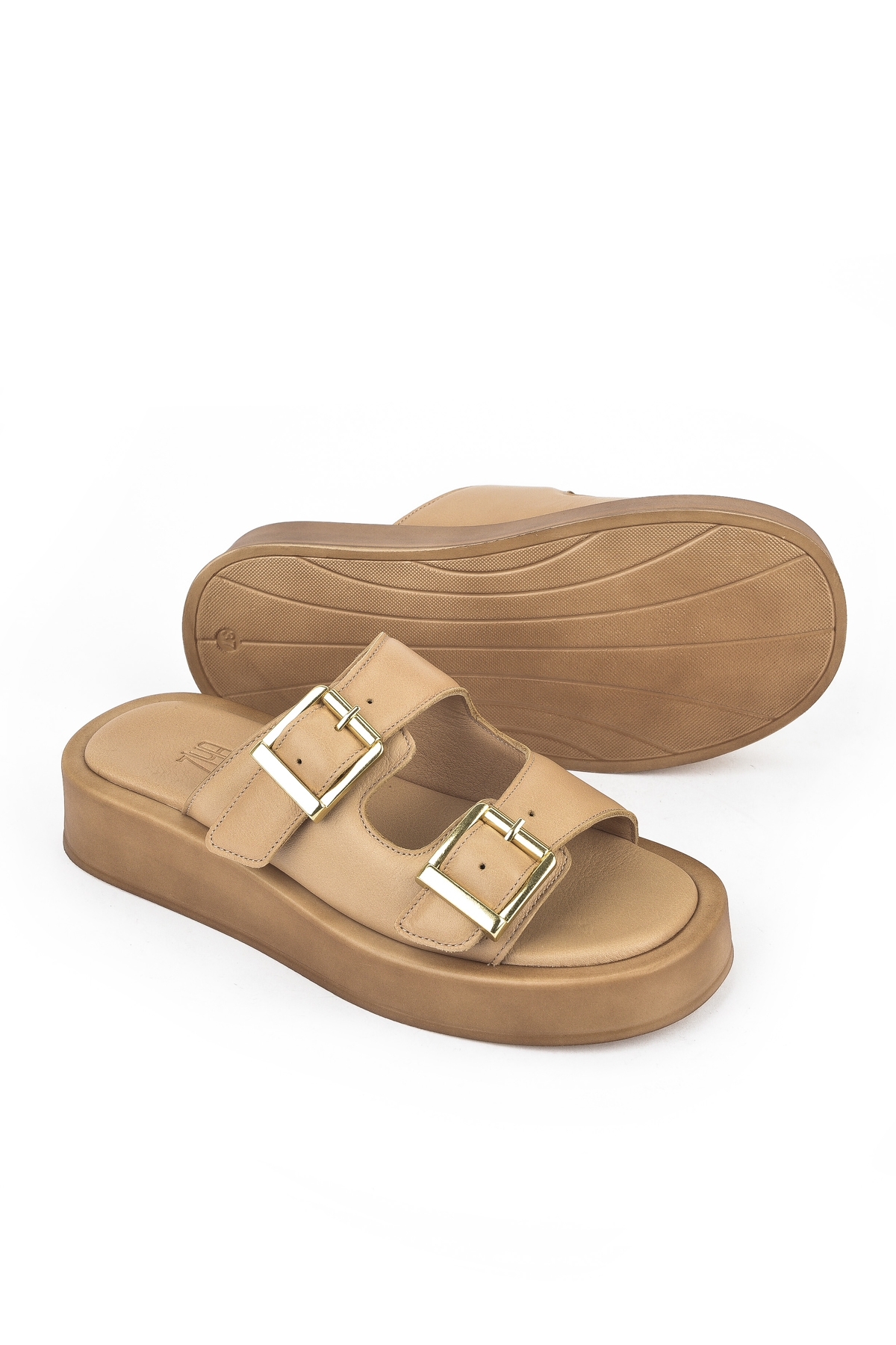 Kadın Hakiki Deri Terlik 1511032Z5009 Nude - Görsel 5