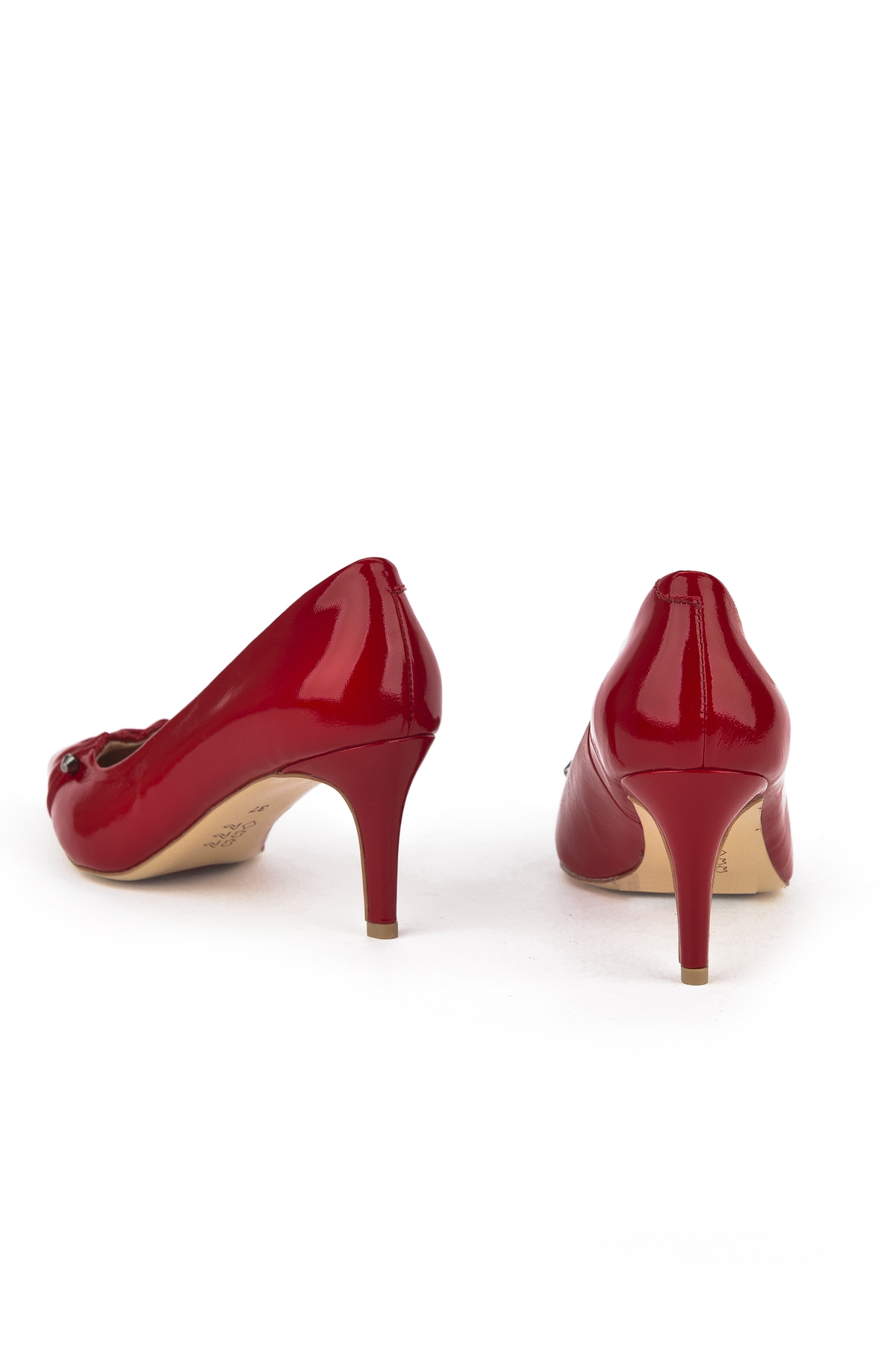 Kadın Hakiki Deri Topuklu Ayakkabı 1511030Z2544 Kırmızı - Görsel 4