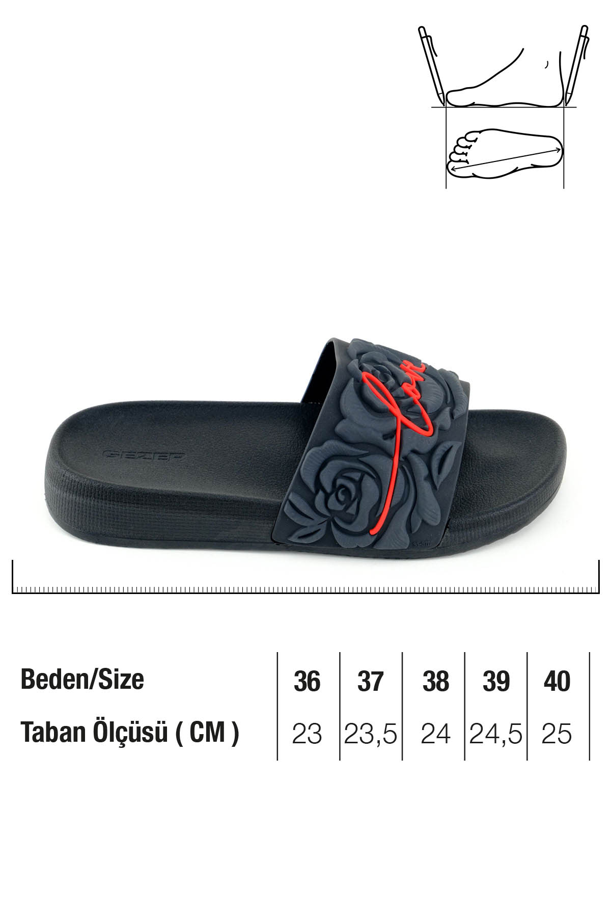 Kadın Yazlık Rahat Taban Ev Bahçe Günlük Terlik - Görsel 3