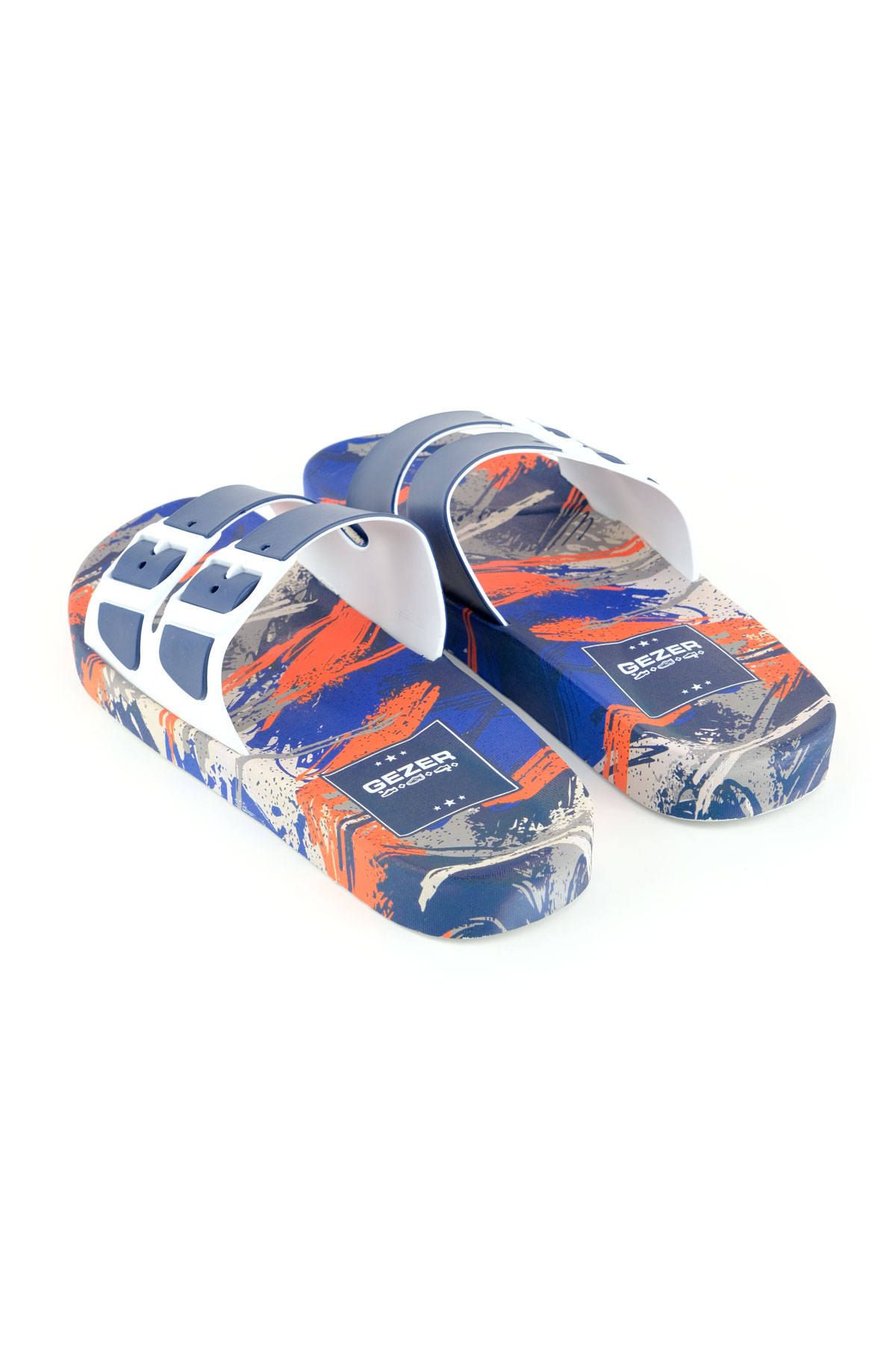 Gezer Gezer Lacivert Erkek Yazlık Rahat Taban Havuz Plaj Banyo Günlük Terlik Sandalet & Terlik | Flo Lacivert - 5. görsel