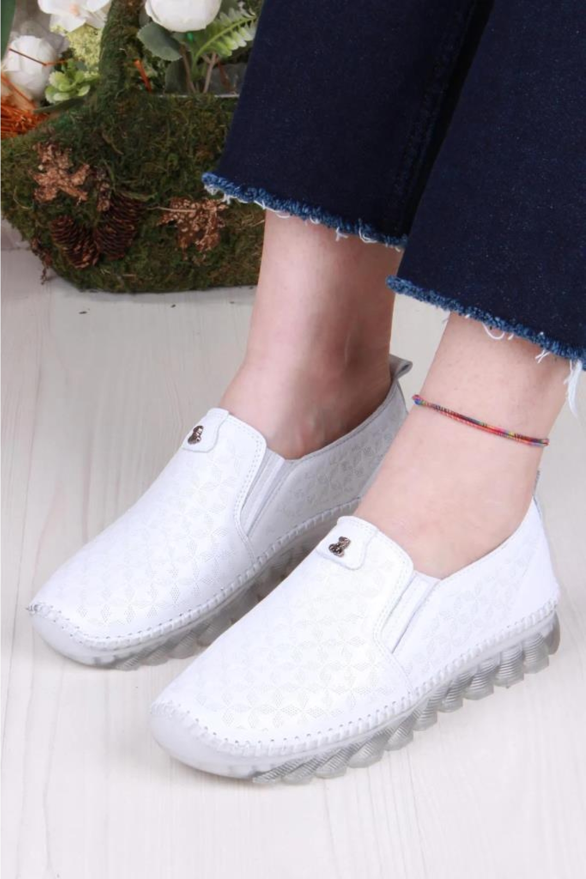 Pisagor Ps-33010 Ortopedik Kadın Günlük Hakiki Deri Ayakkabı - Görsel 3