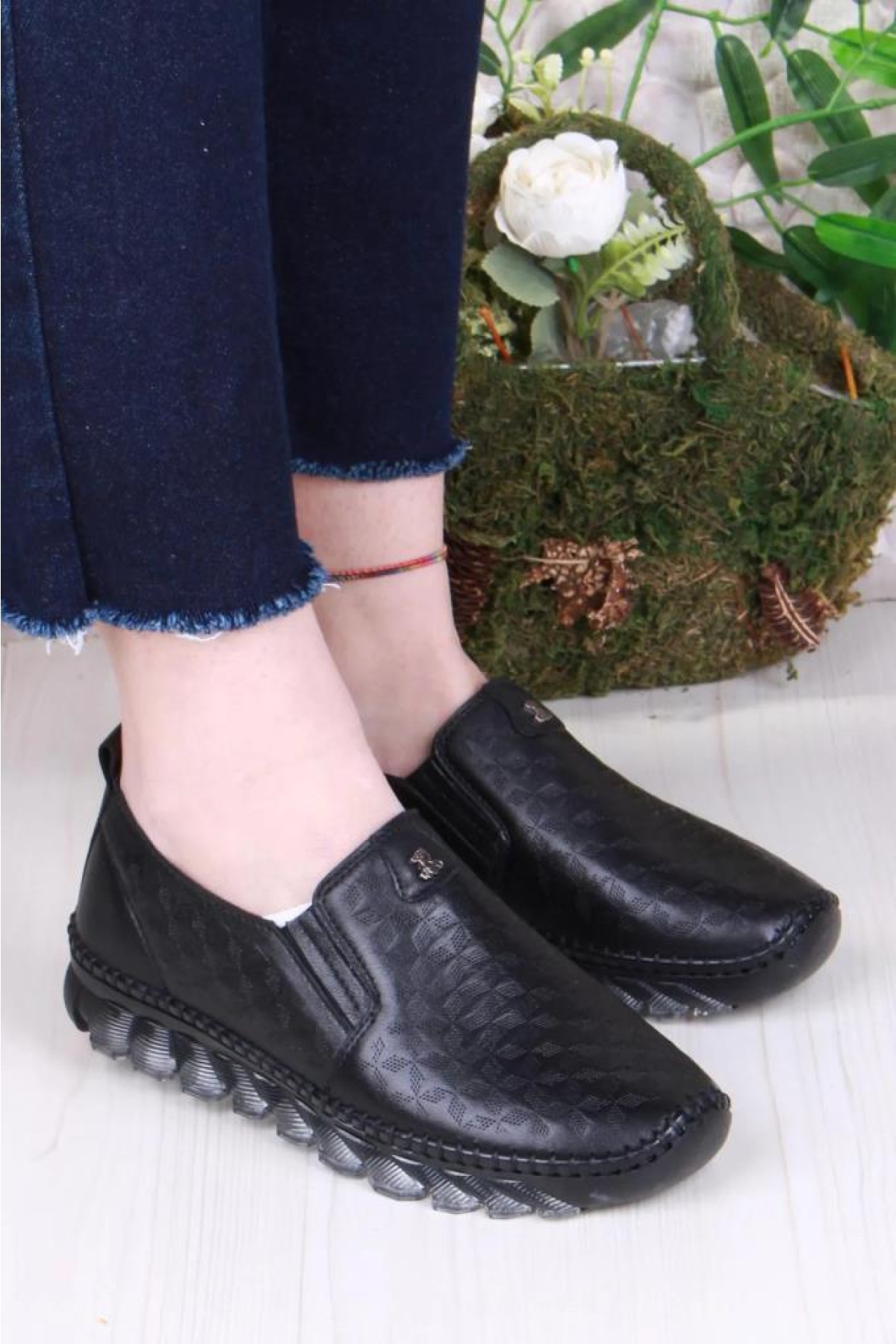 Pisagor Ps-33010 Ortopedik Kadın Günlük Hakiki Deri Ayakkabı - Görsel 2