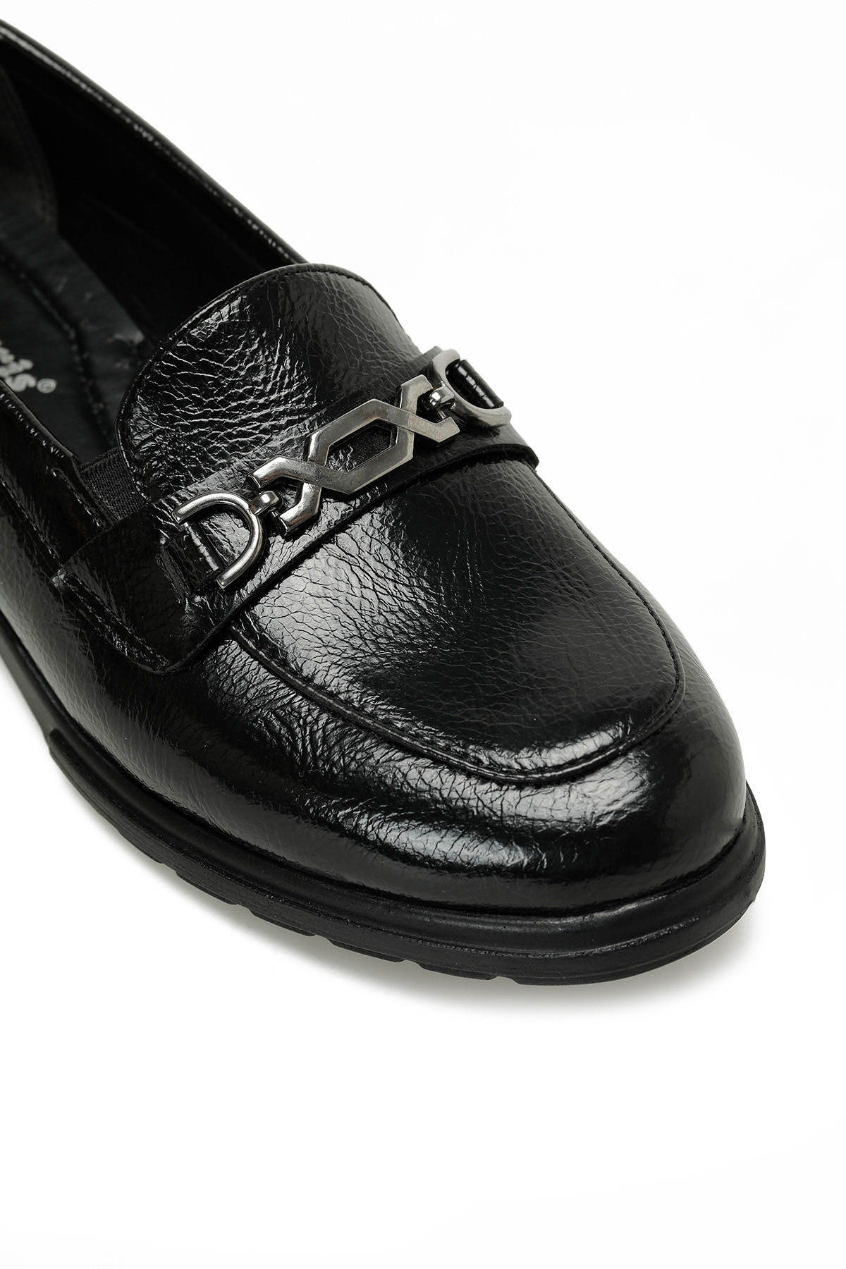 Polaris 322018R.Z 5PR Siyah Kadın Loafer - Görsel 8