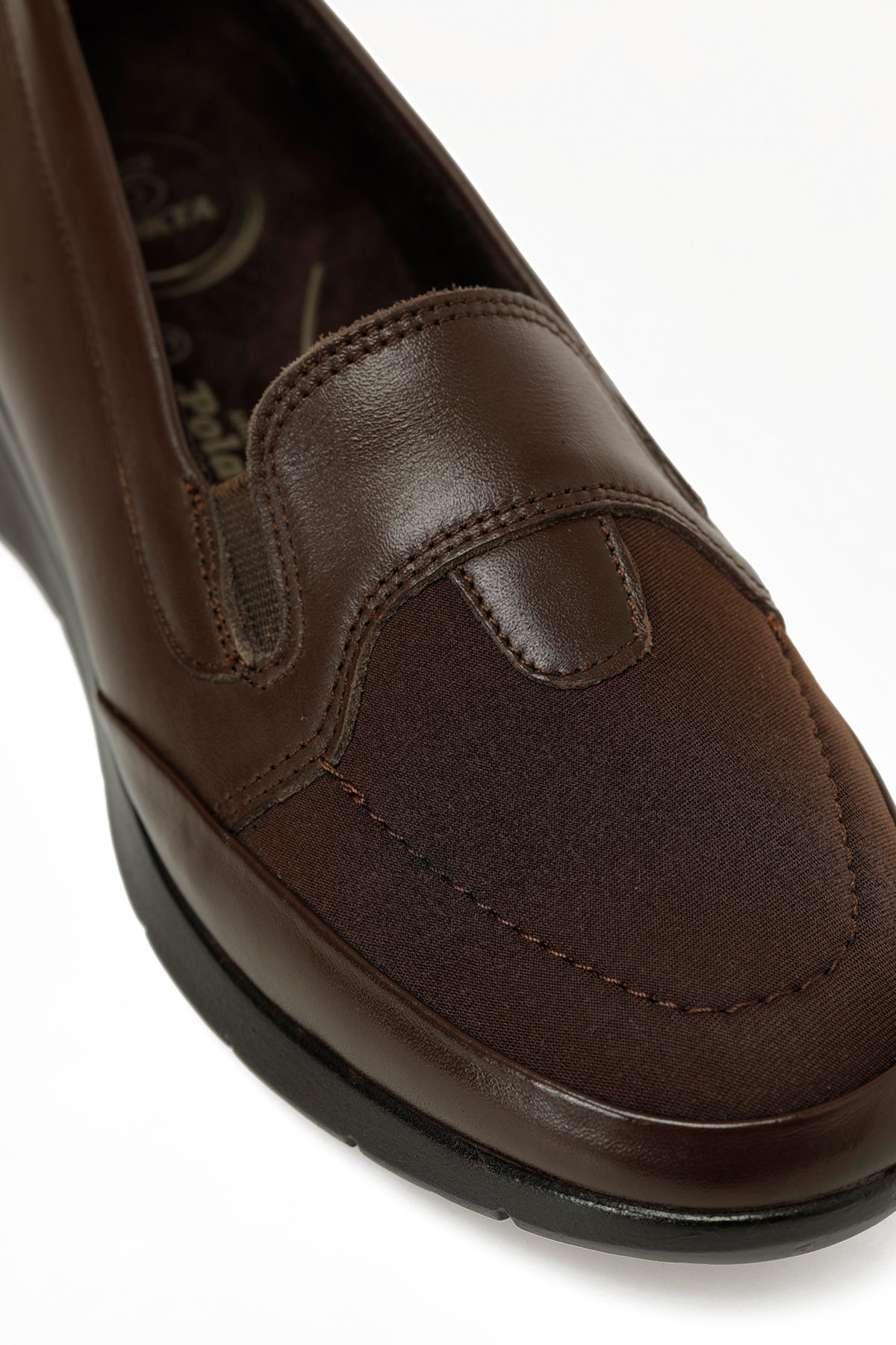 Polaris 5 Nokta 105624.Z5PR Kahverengi Kadın Dolgu Ayakkabı - Görsel 8