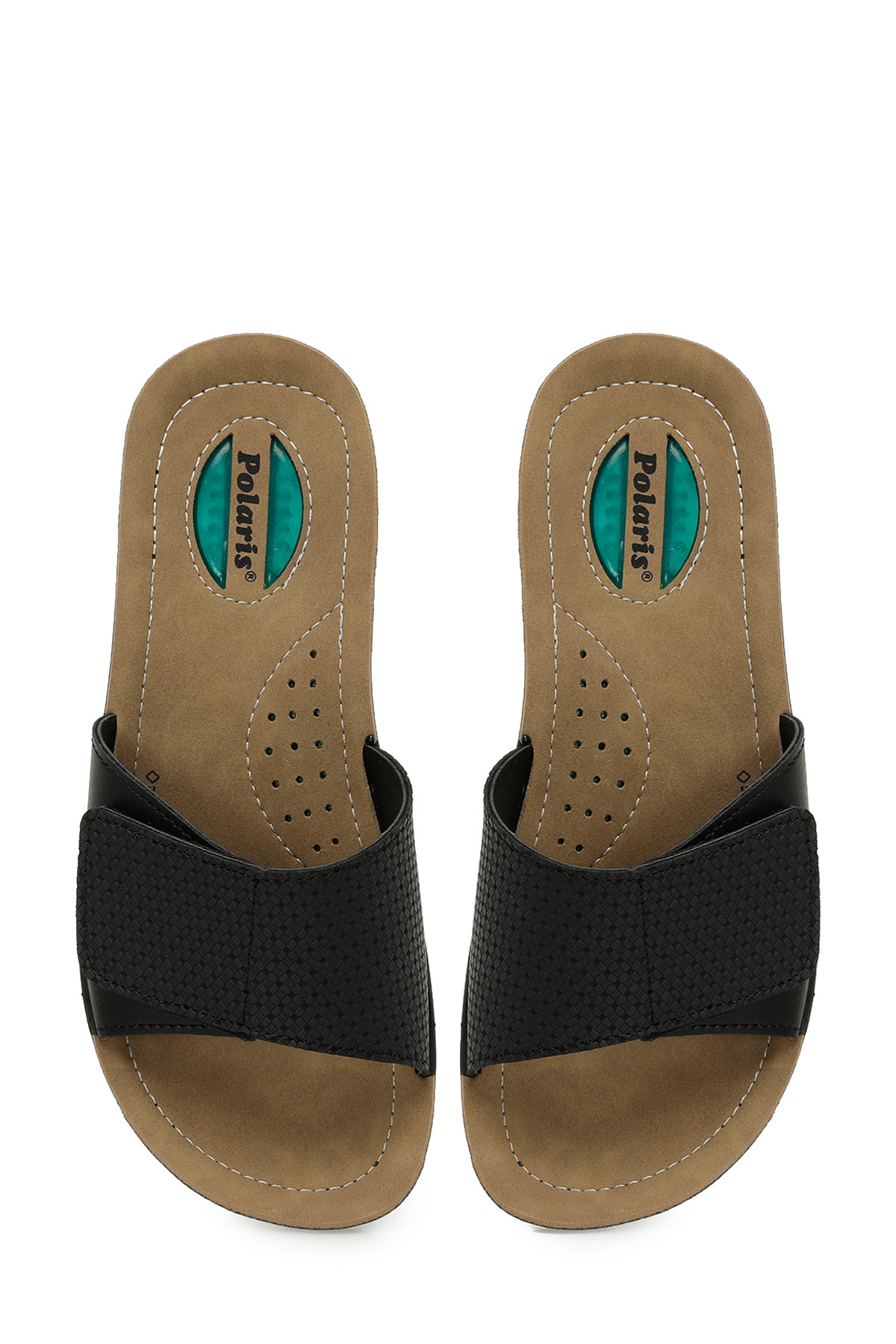 607009.Z5PR Siyah Kadın Ev Terliği - Görsel 5