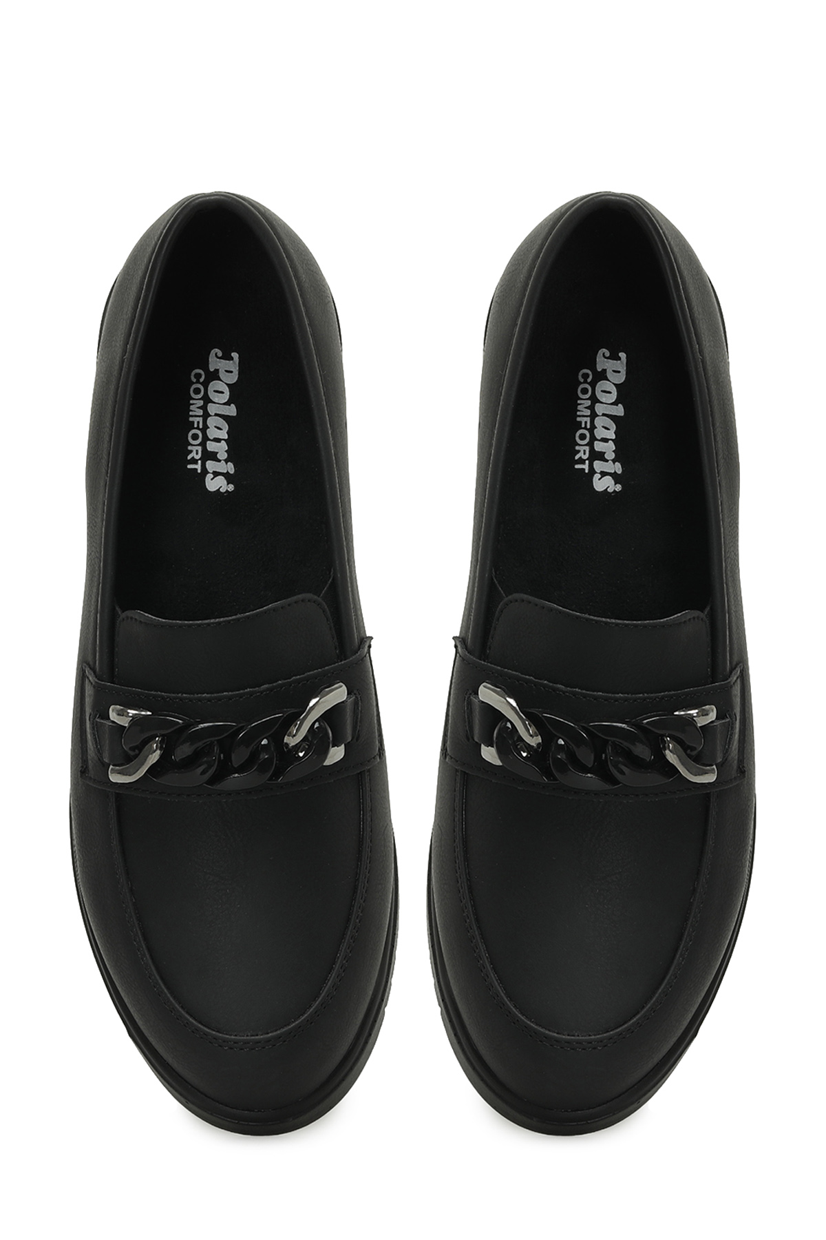 Polaris 165058.NZ5PR Siyah Kadın Loafer - Görsel 5