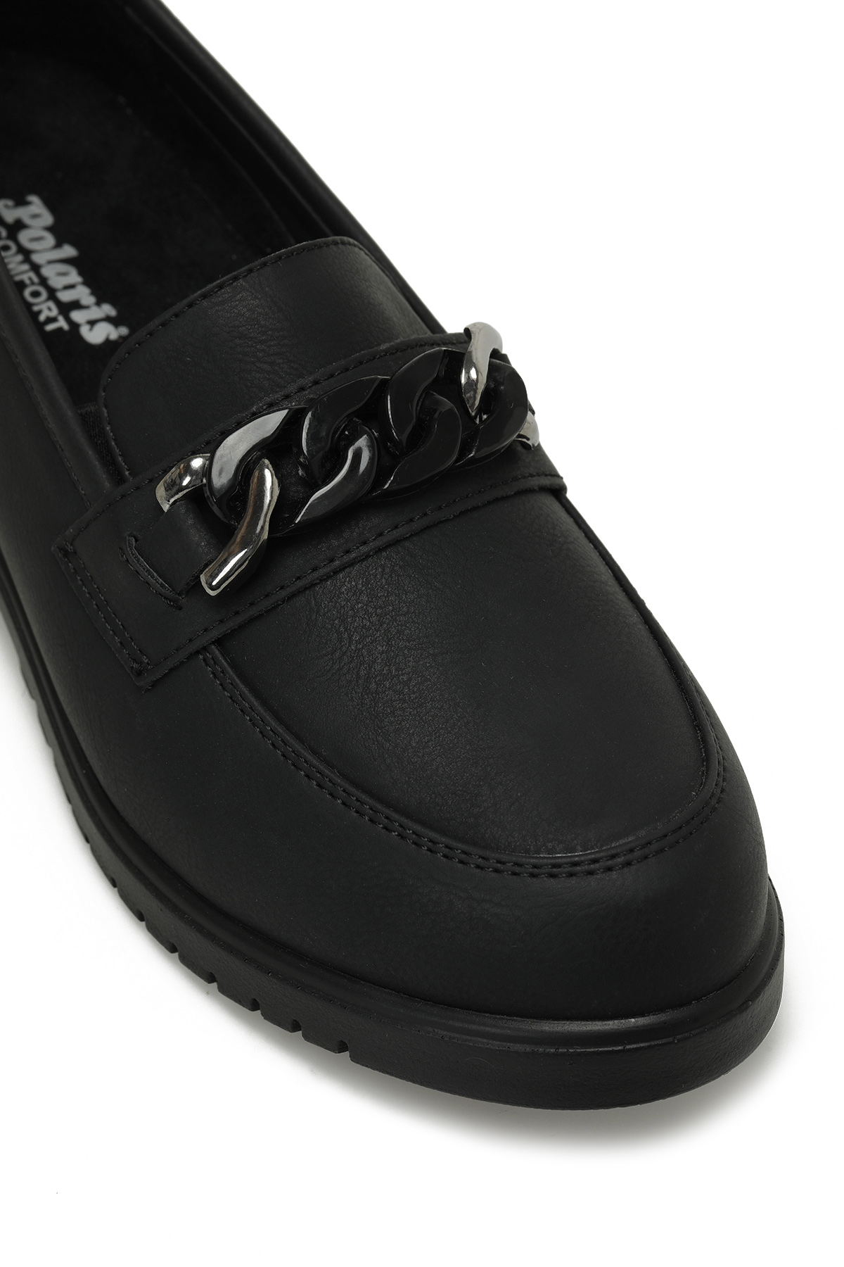Polaris 165058.NZ5PR Siyah Kadın Loafer - Görsel 8
