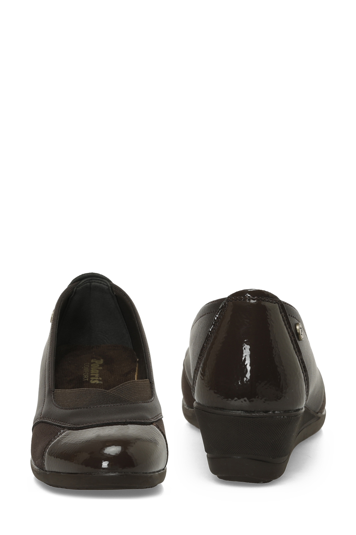 167028.RZ5PR Kahverengi Kadın Dolgu Ayakkabı - Görsel 6