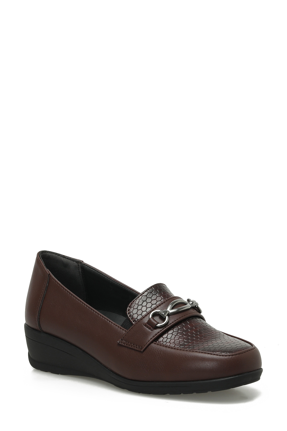 165041.Z5PR Bordo Kadın Loafer - Görsel 3