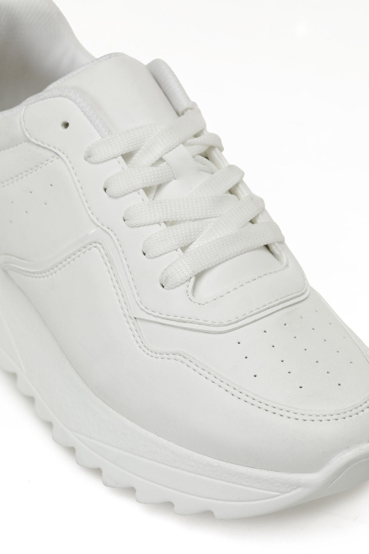 24K-507 W 5PR Beyaz Kadın Spor Ayakkabı - Görsel 8