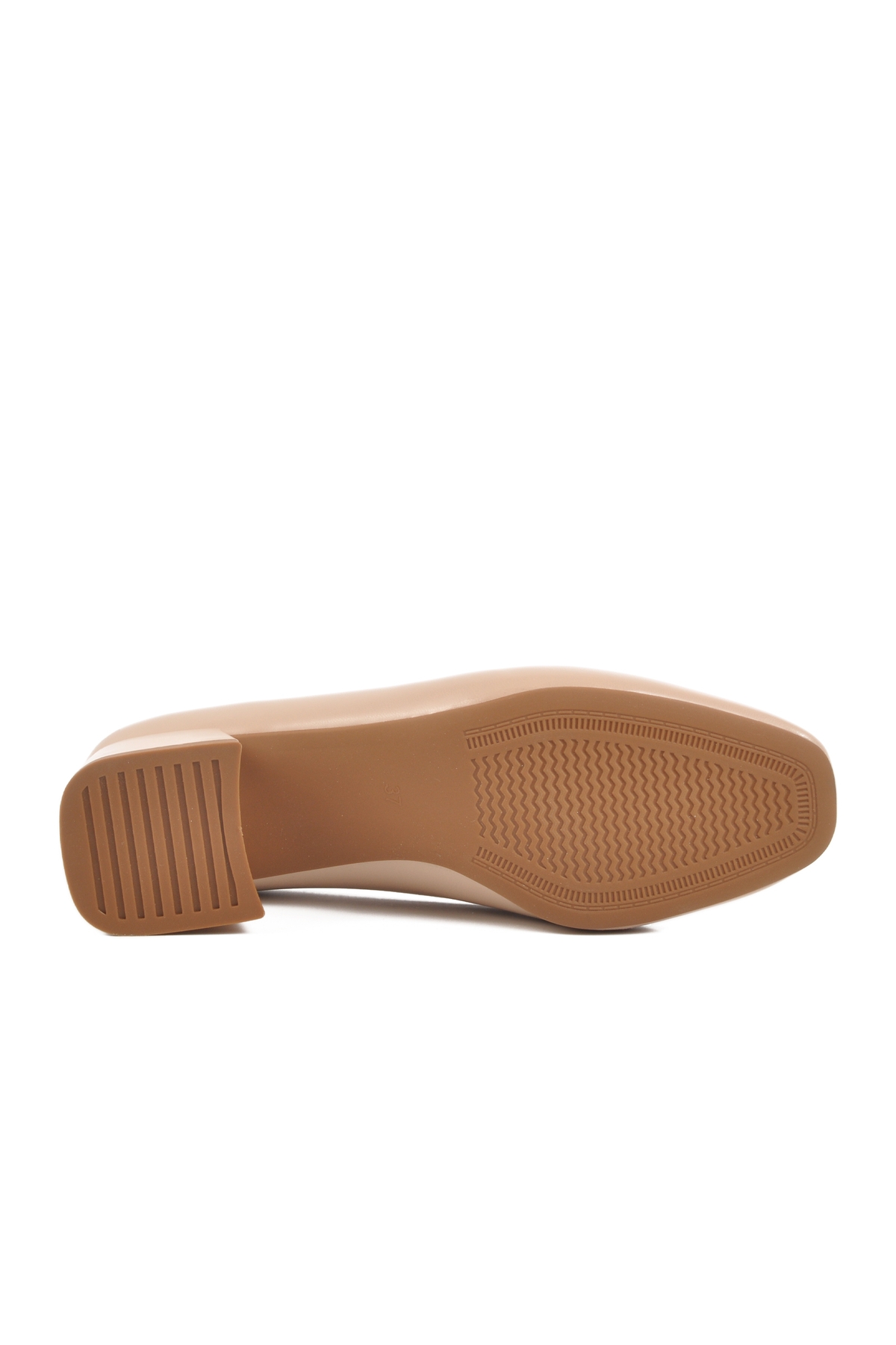 Bej Kadın Klasik Topuklu Ayakkabı - Görsel 6