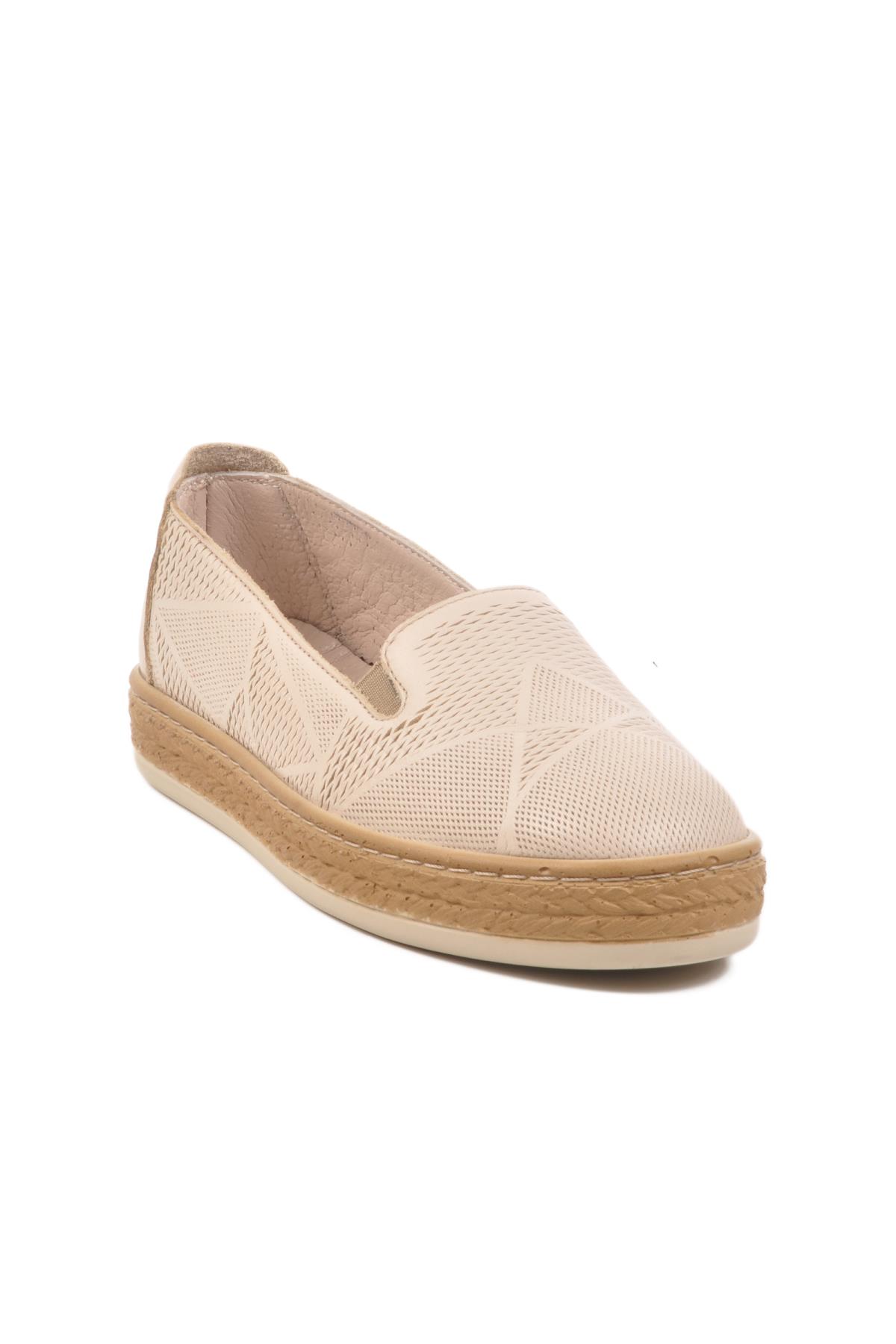 Bej Kadın Günlük Ayakkab F-2036 Z - Görsel 4