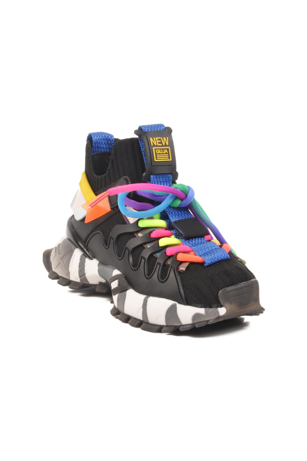 Siyah Çocuk Spor Ayakkabı 25Y638-1 F - Görsel 2