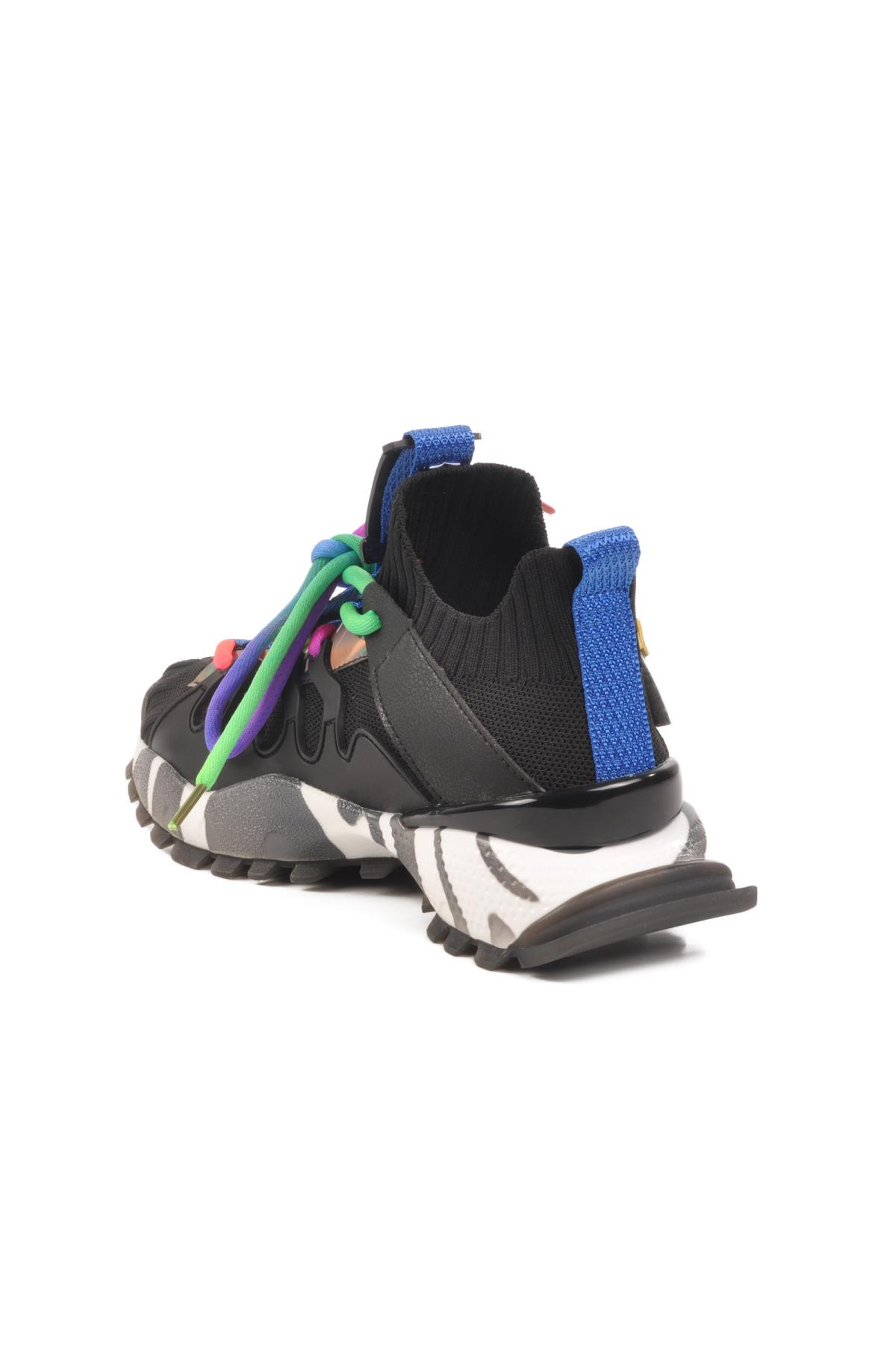 Siyah Çocuk Spor Ayakkabı 25Y638-1 F - Görsel 5